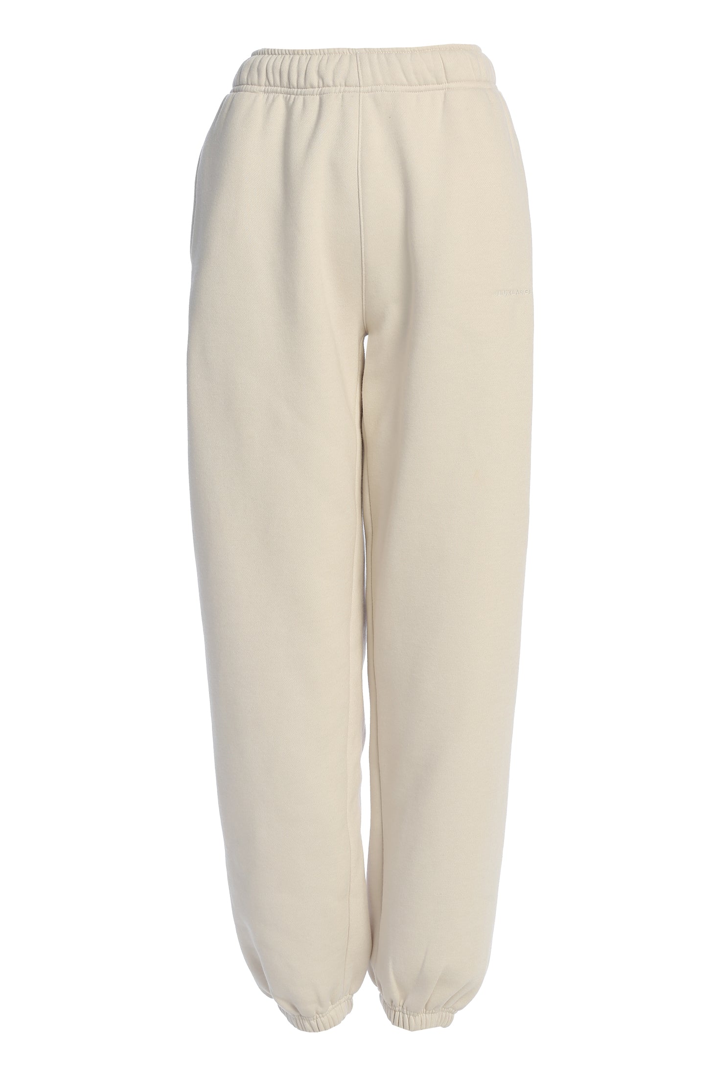 Bone JLUXLABEL Logo Sweatpants - JLUXLABEL