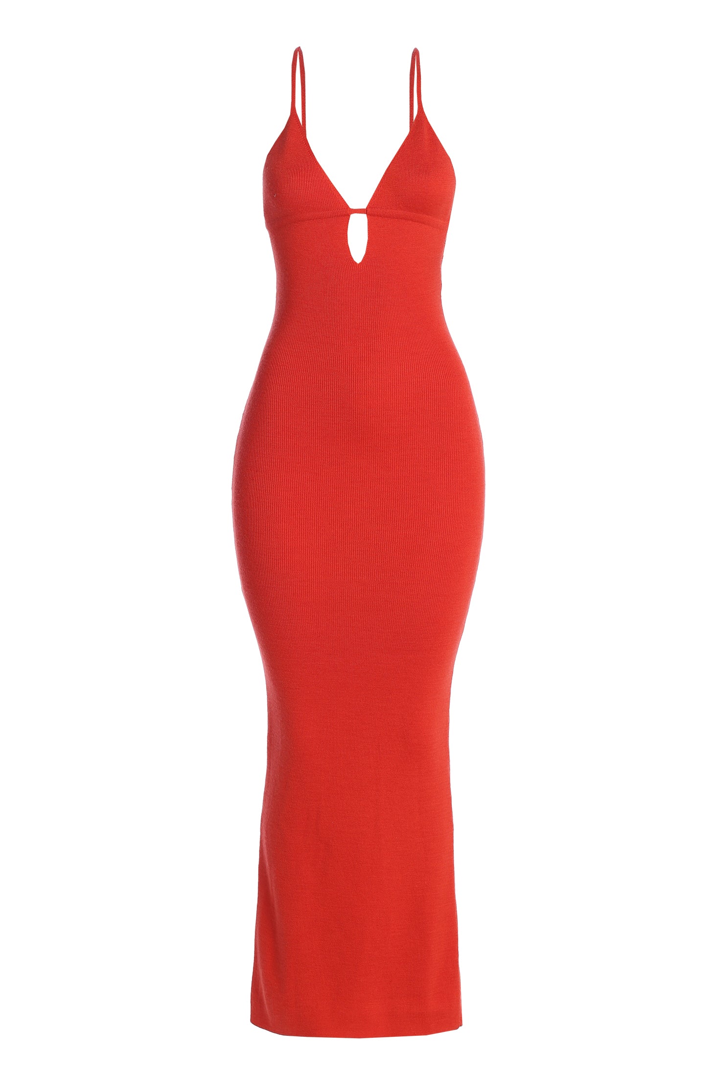 Berry Sun Rays Knit Maxi Dress - JLUXLABEL