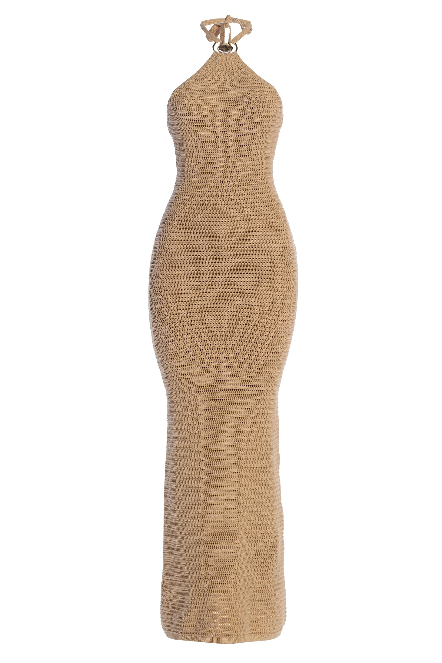 Sand Overseas Halter Maxi Dress Sand Overseas Halter Maxi Dress