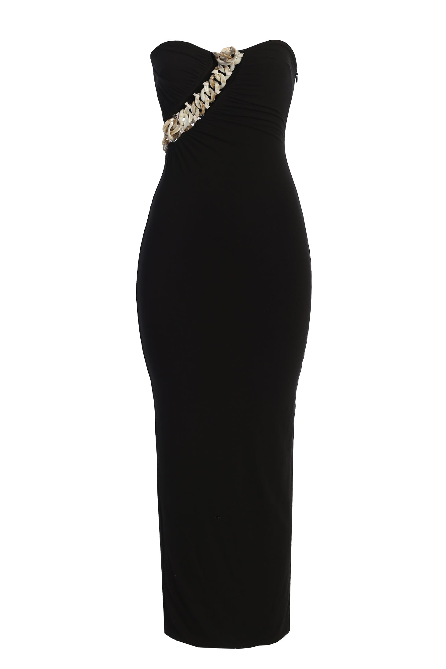 Black Clarisse One Shoulder Dress - JLUXLABEL