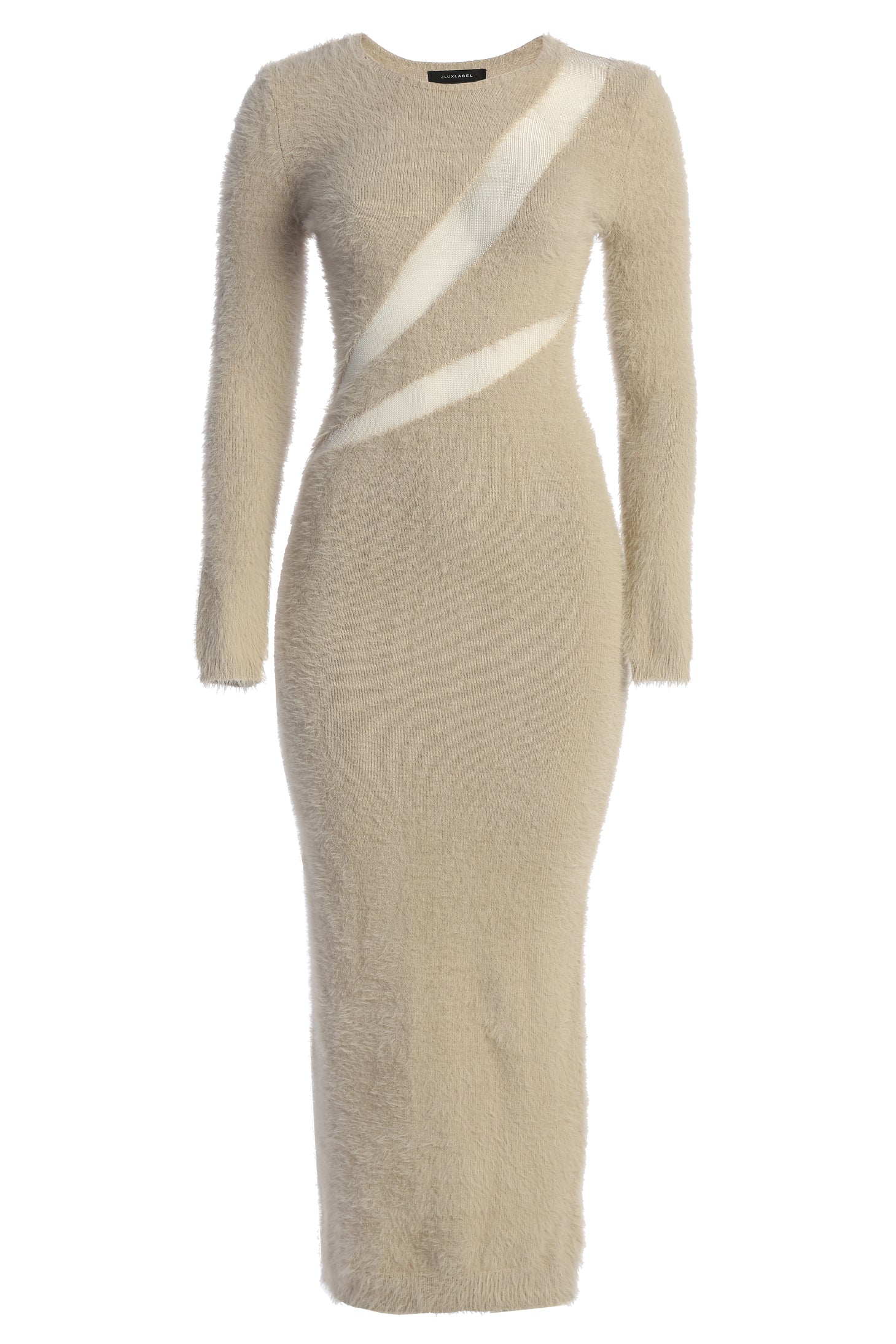 Beige More To Love Maxi Dress - JLUXLABEL