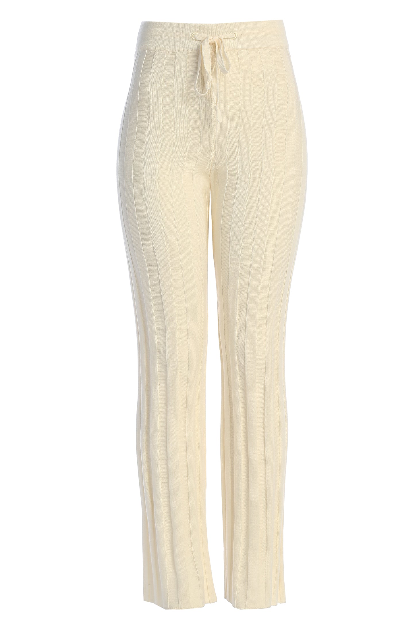 Buttercream Darcey Ribbed Pants - JLUXLABEL