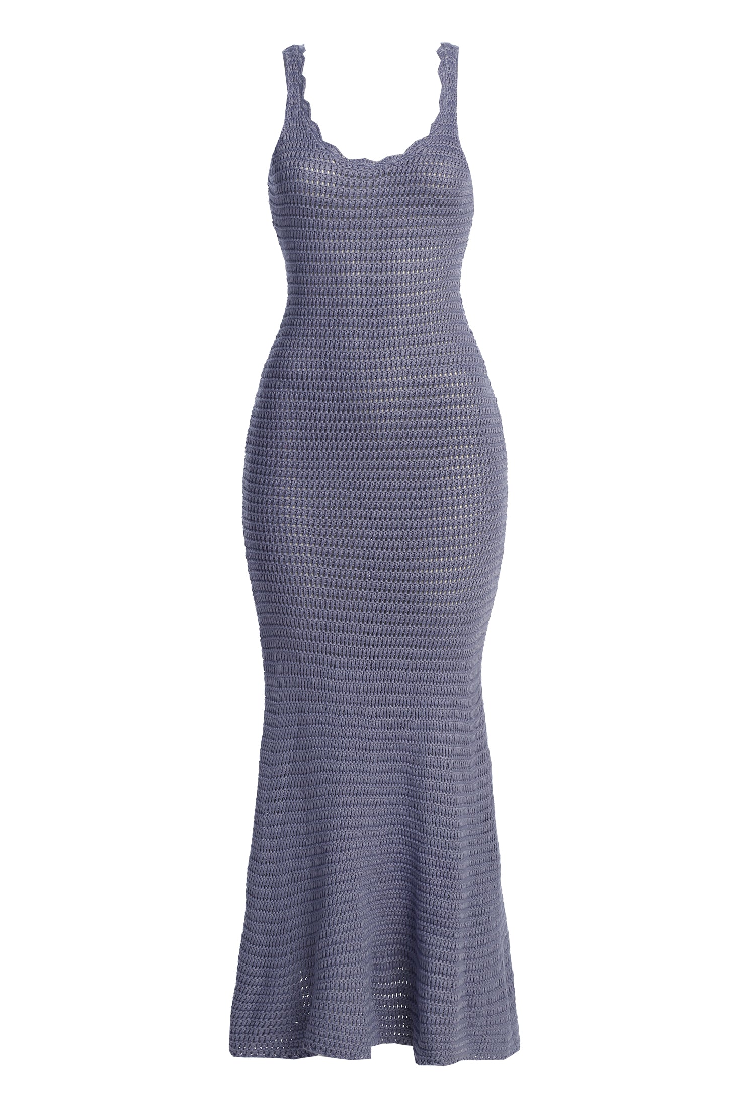 Dusk Halo Crochet Maxi Dress - JLUXLABEL