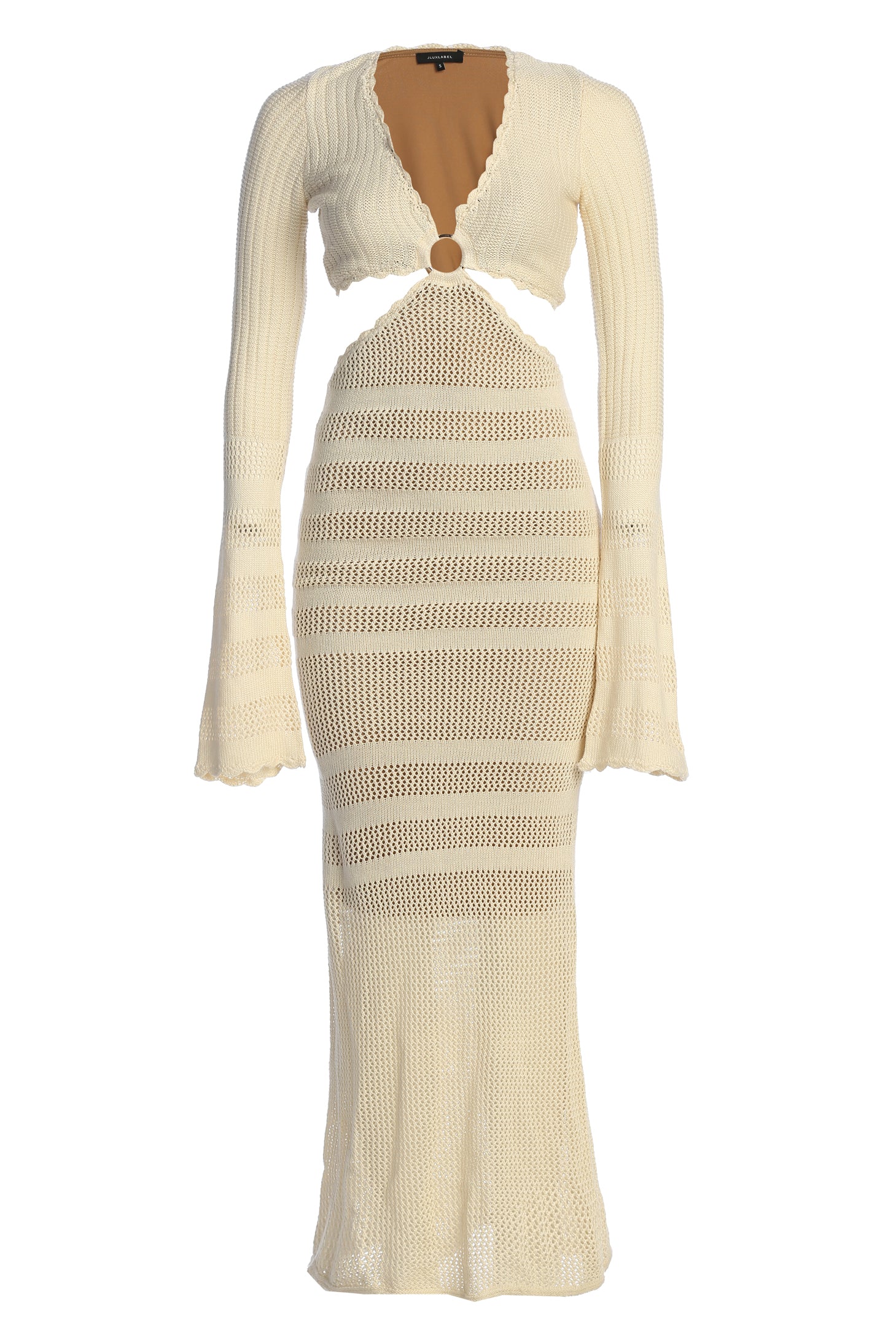 Milk Blossom Haven Maxi Dress - JLUXLABEL