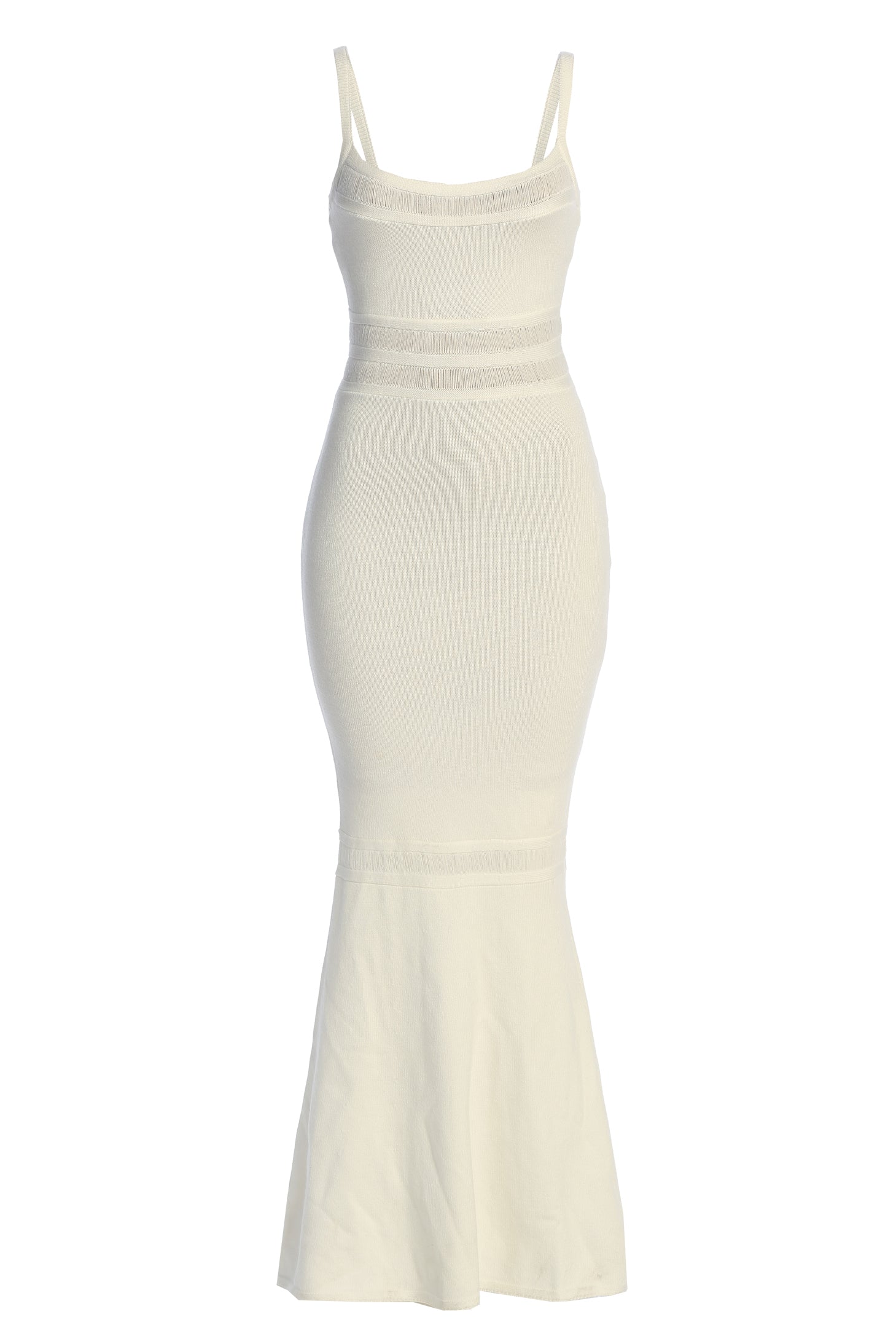Ivory Lumen Knit Maxi Dress - JLUXLABEL