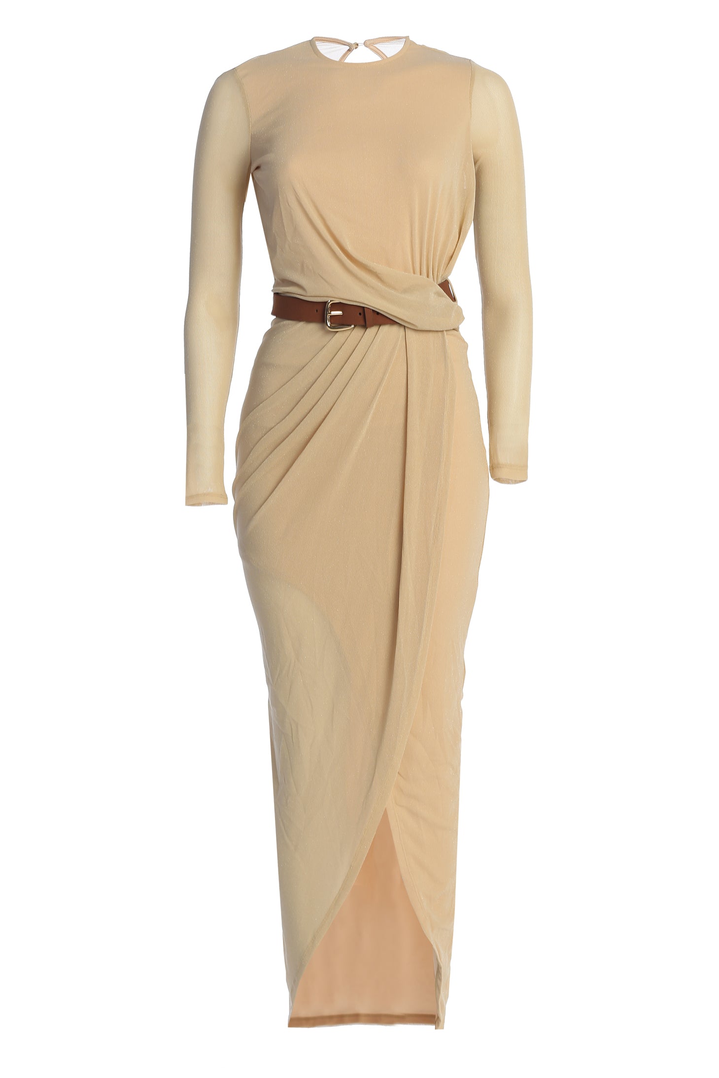 Jluxlabel | Ivory Araceli Gathered Maxi Dress | Size Xs