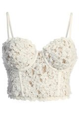 Ivory Yours Truly Lace Corset - JLUXLABEL