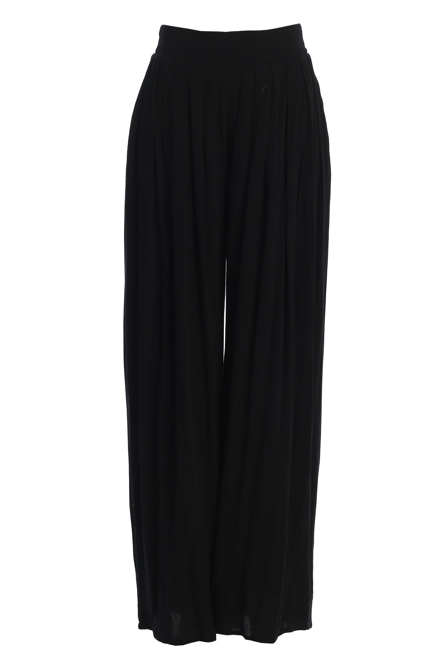 Black After Sunset Pleated Pants - JLUXLABEL