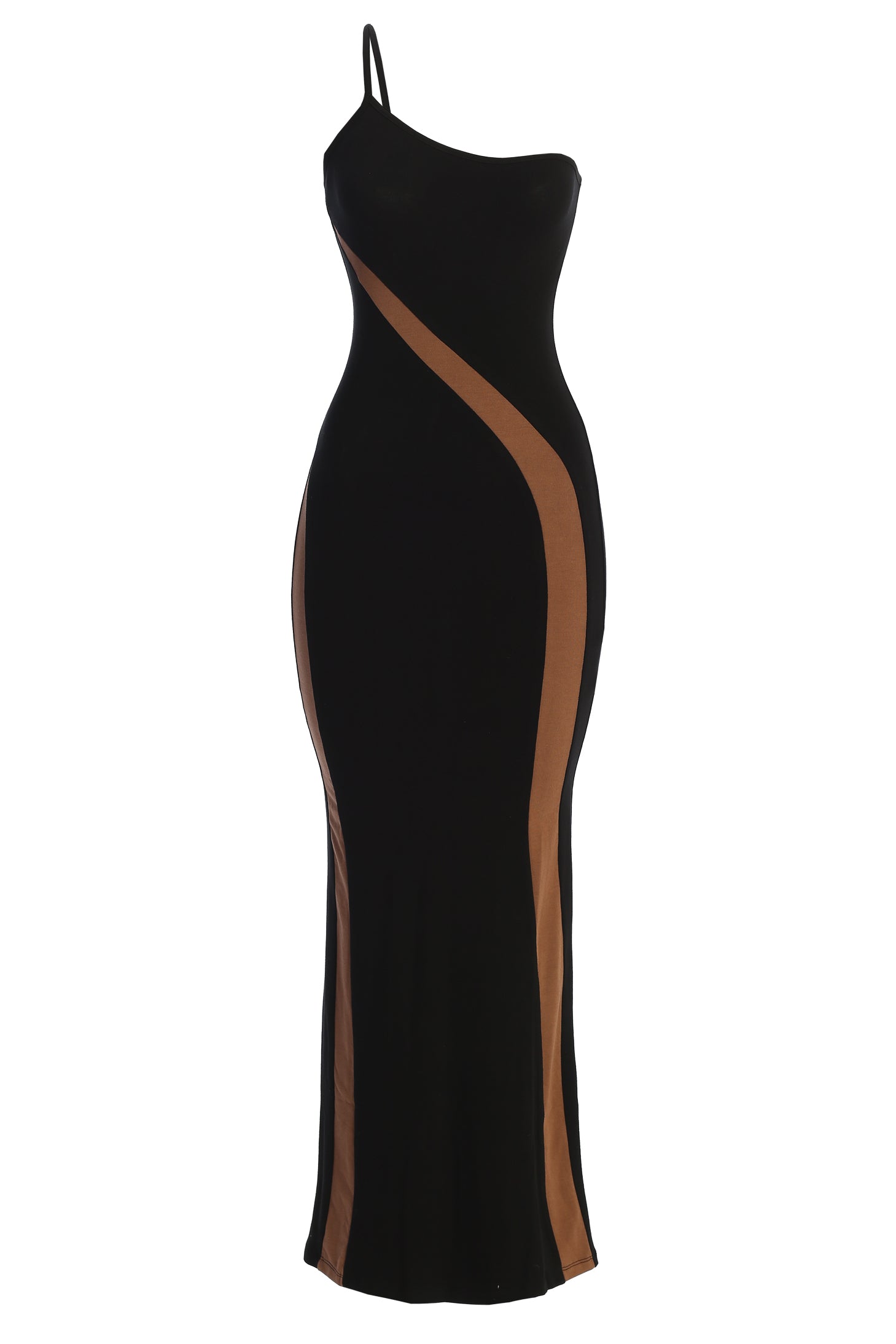 Black Wanderlust One Shoulder Dress - JLUXLABEL