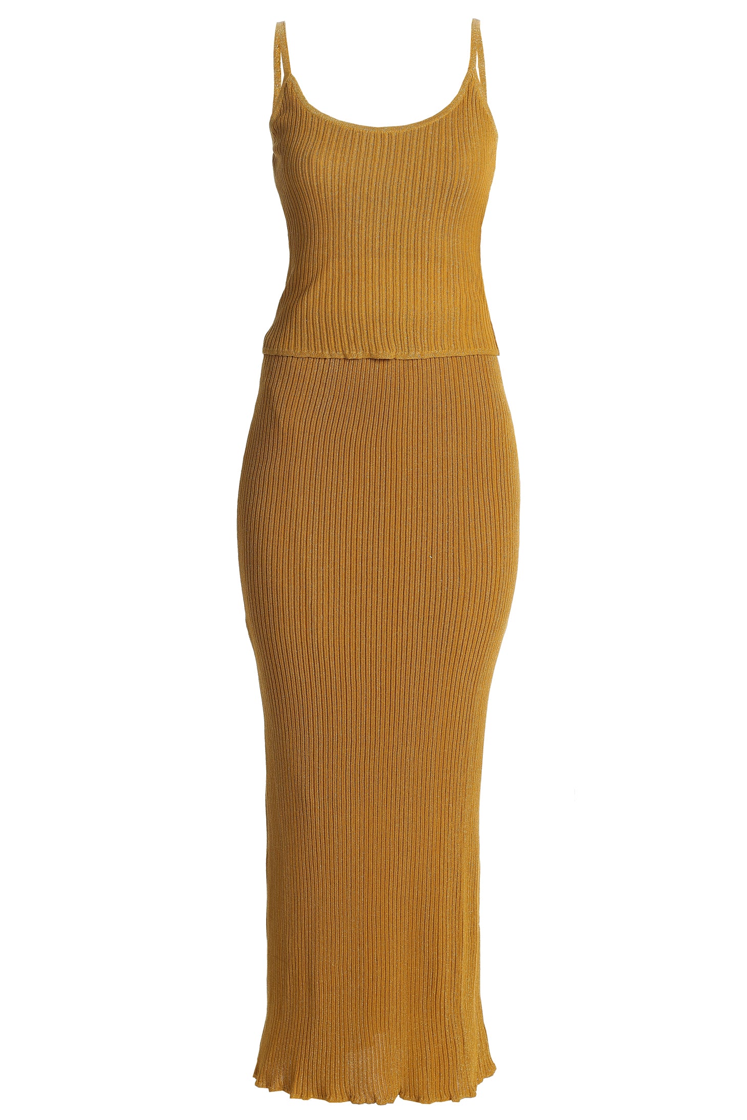 Mustard Serena Ribbed Skirt Set JLUXLABEL mustard-serena-ribbed-skirt-set-jluxlabel