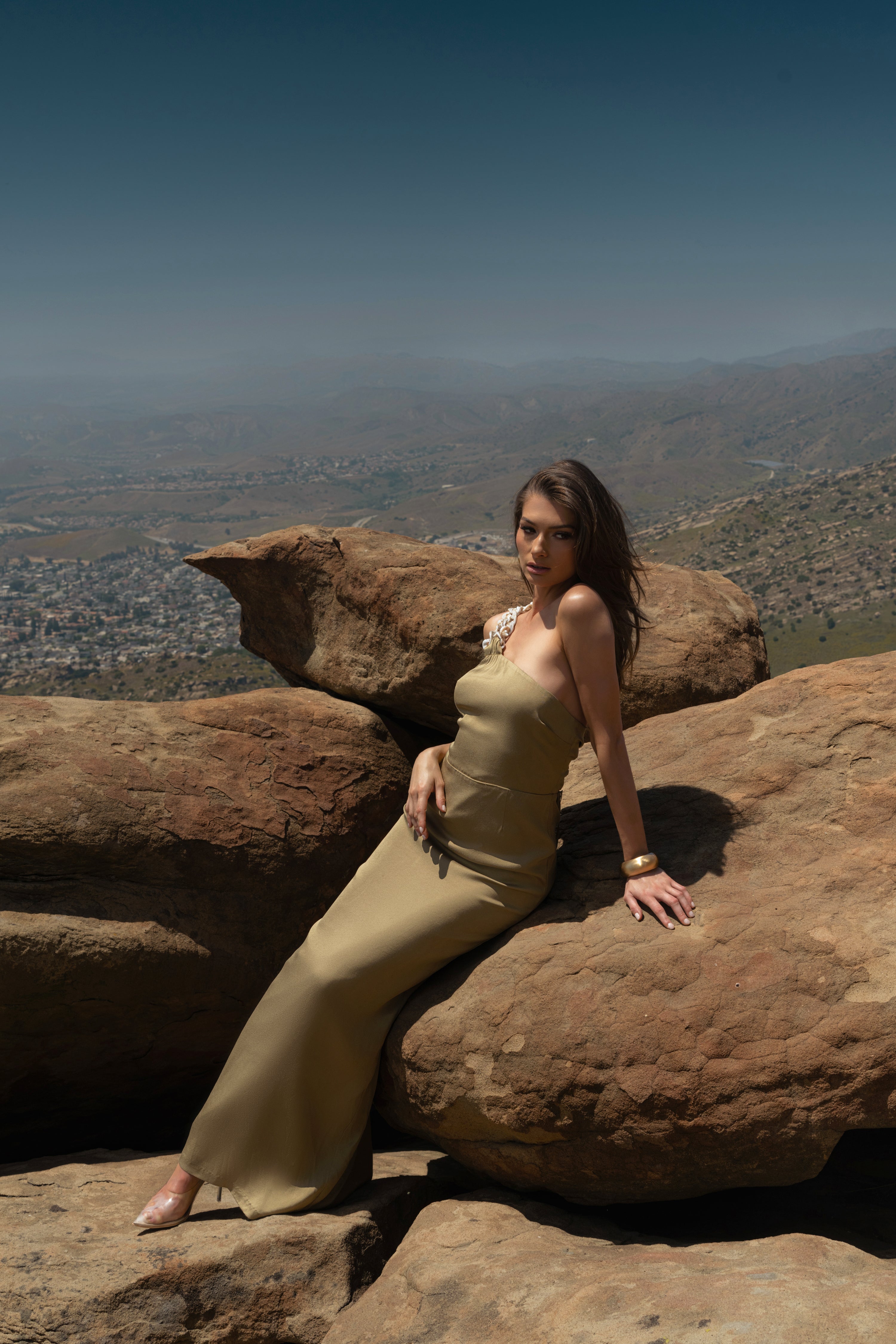 Olive Luxury Living Maxi Dress - JLUXLABEL