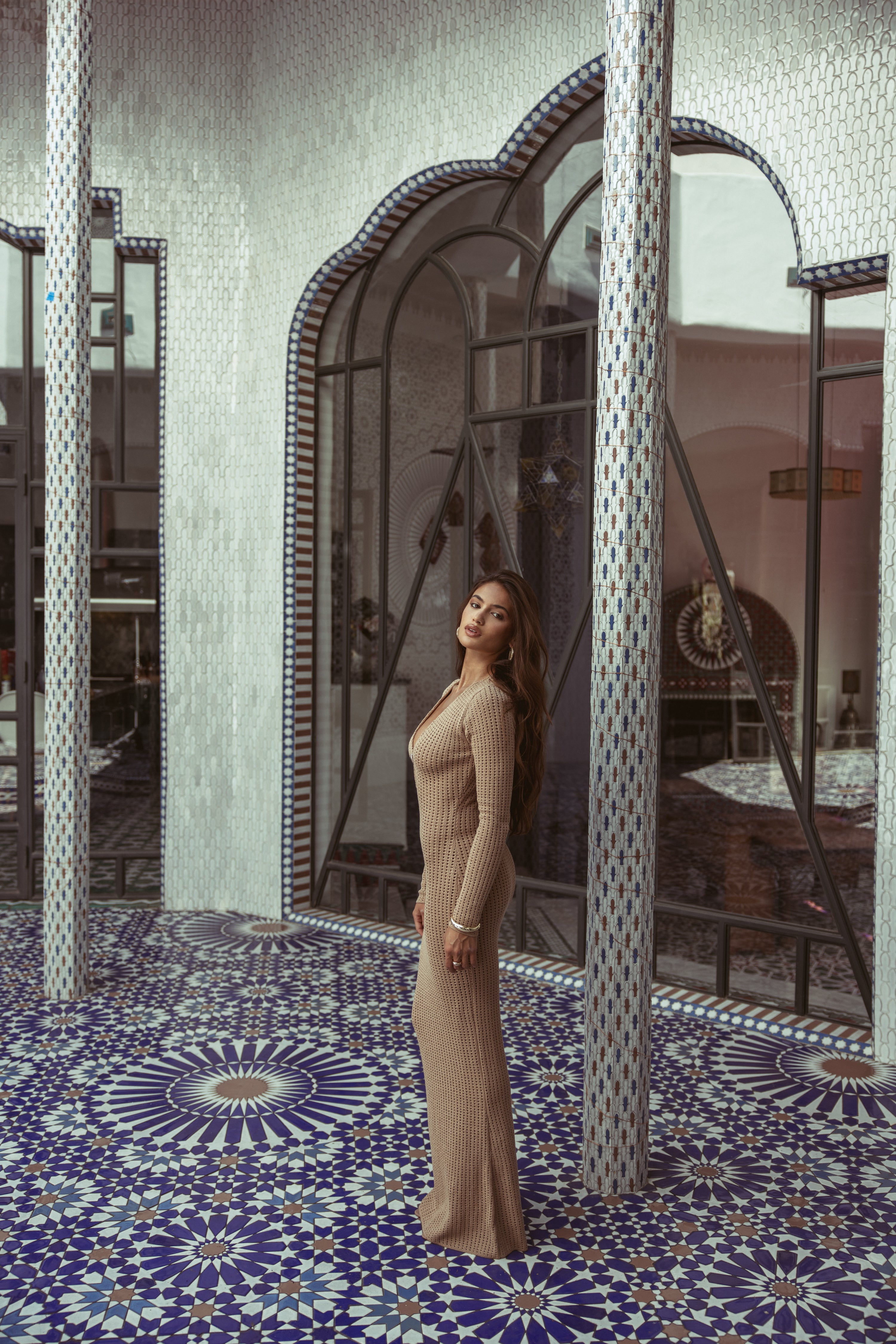 Sand Sol Sweater Knit Dress - JLUXLABEL