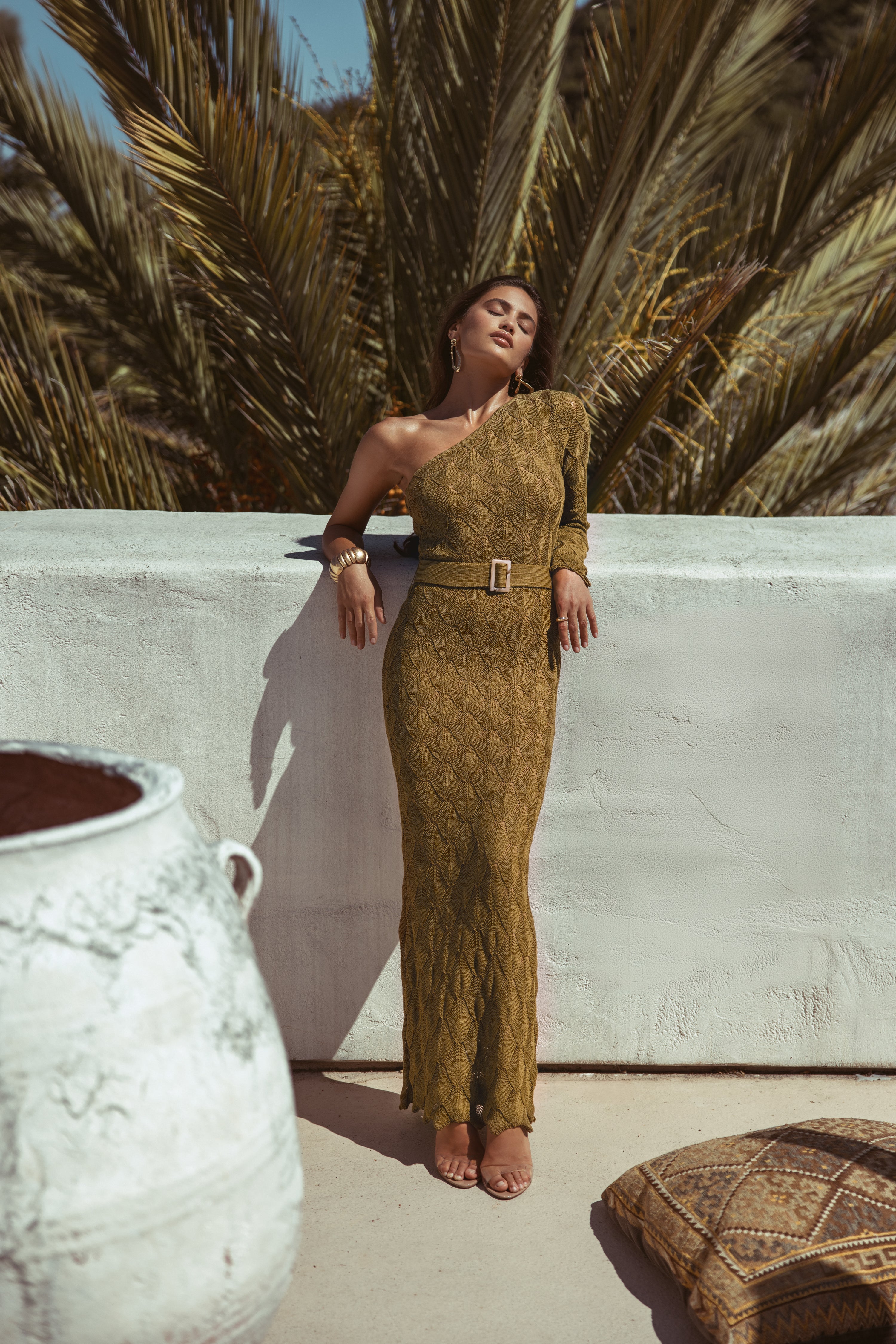 Olive La Costa One Shoulder Dress - JLUXLABEL