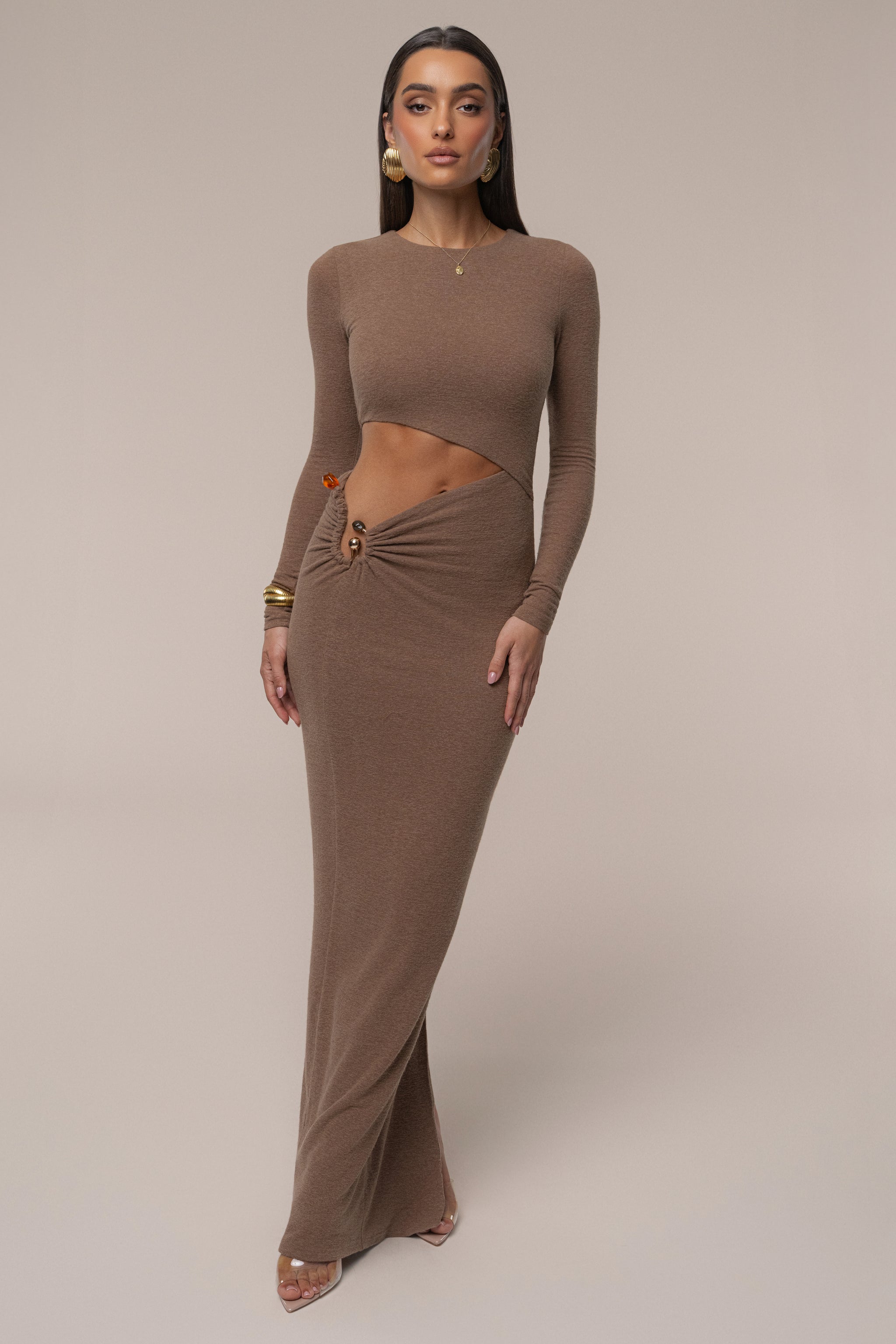 Chocolate Swirl Vintage Summer Dress main image 0