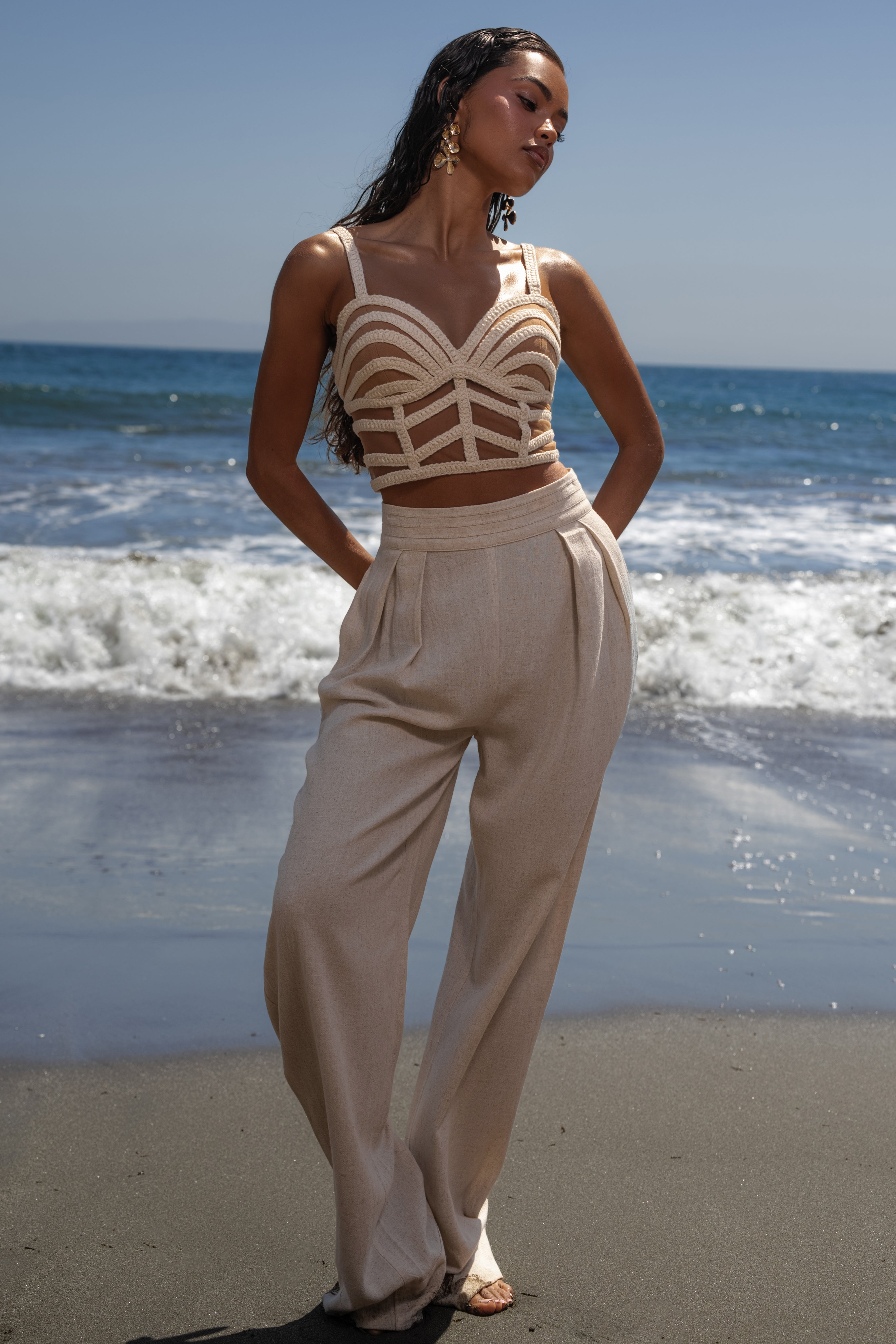 Ivory Serenity Bay Top - JLUXLABEL