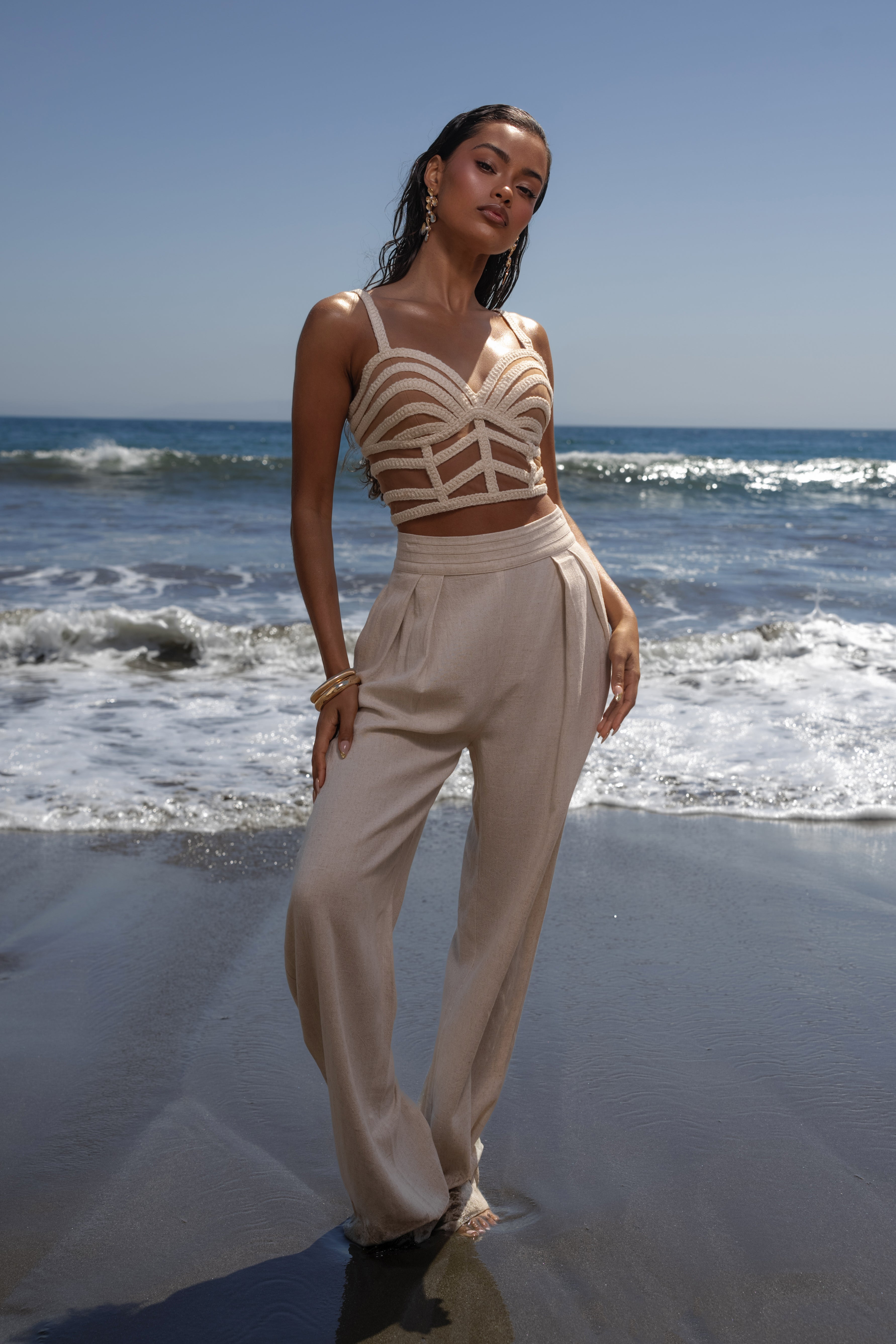 Ivory Serenity Bay Top - JLUXLABEL