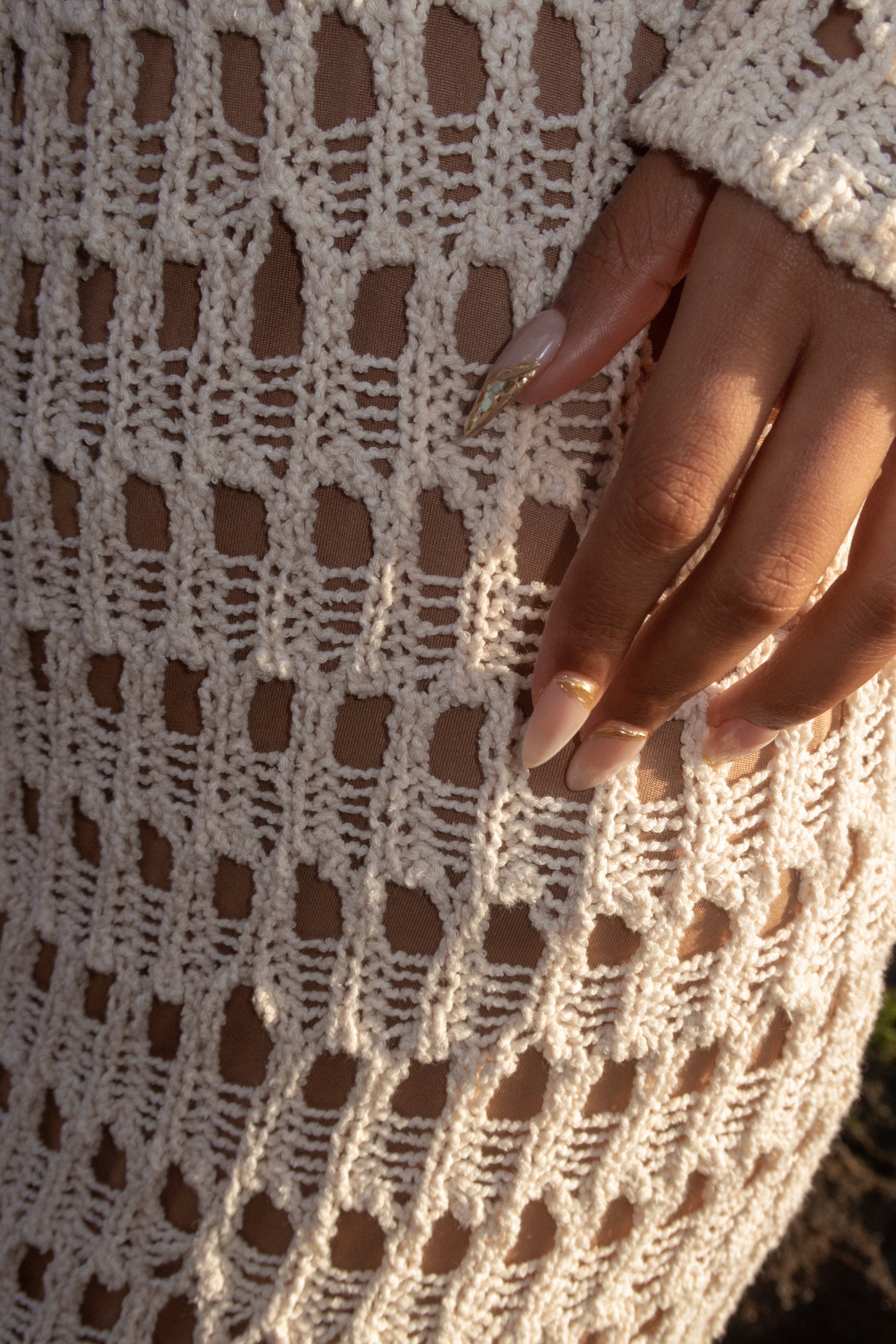 Milk Serene Wonders Crochet Dress - JLUXLABEL