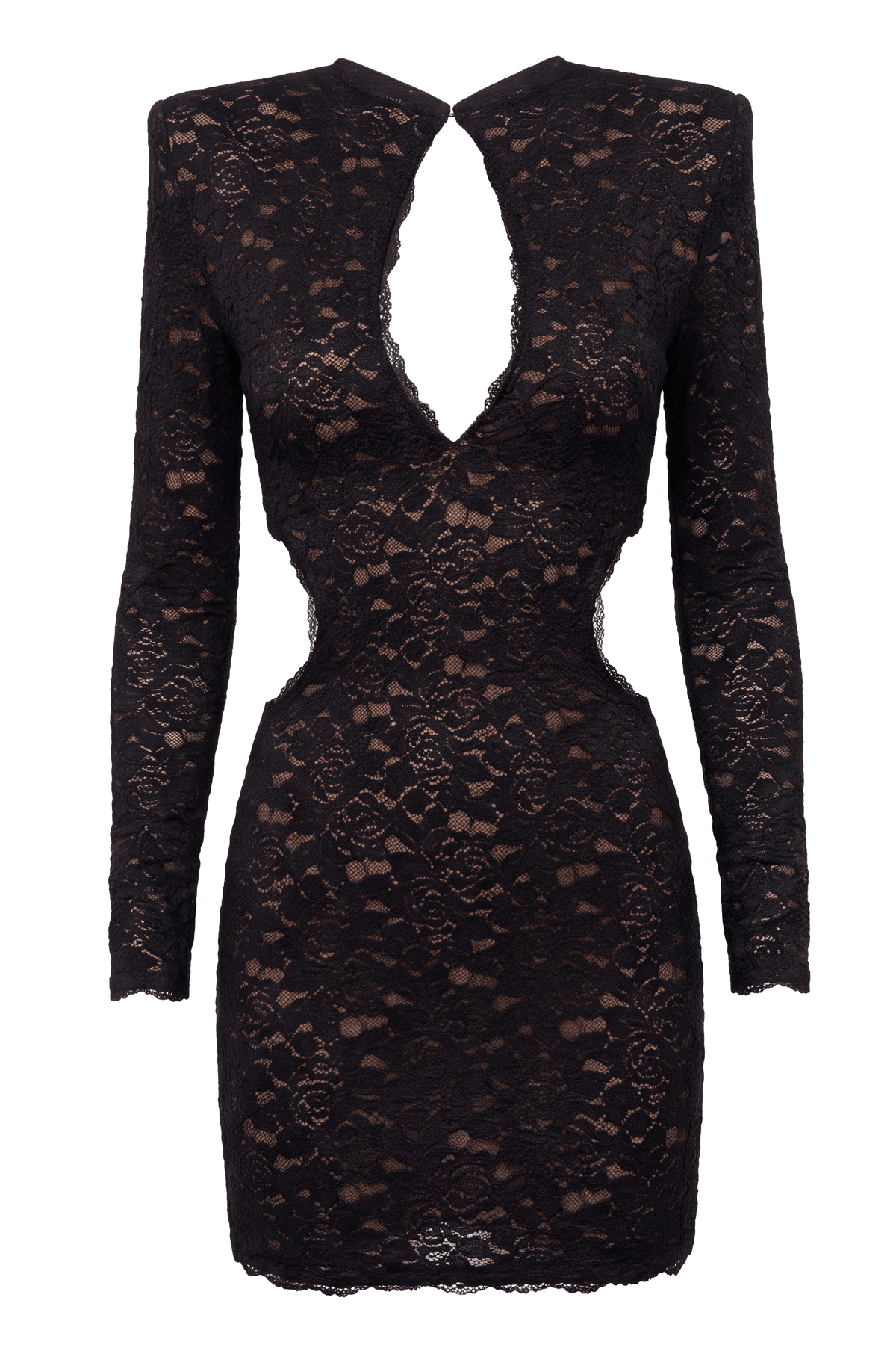 Black Modern Romance Mini Dress