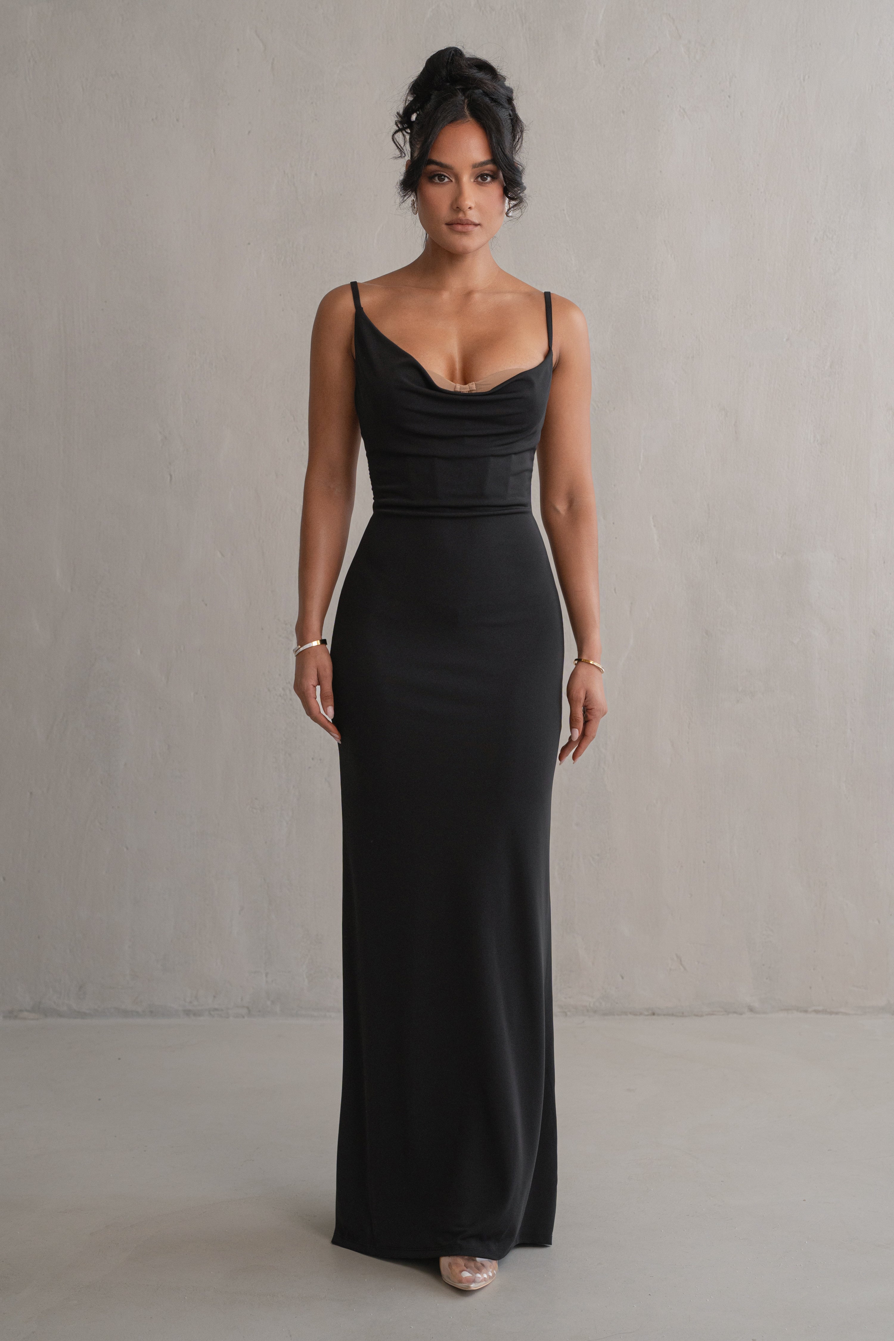 Black Until Forever Maxi Dress - JLUXLABEL