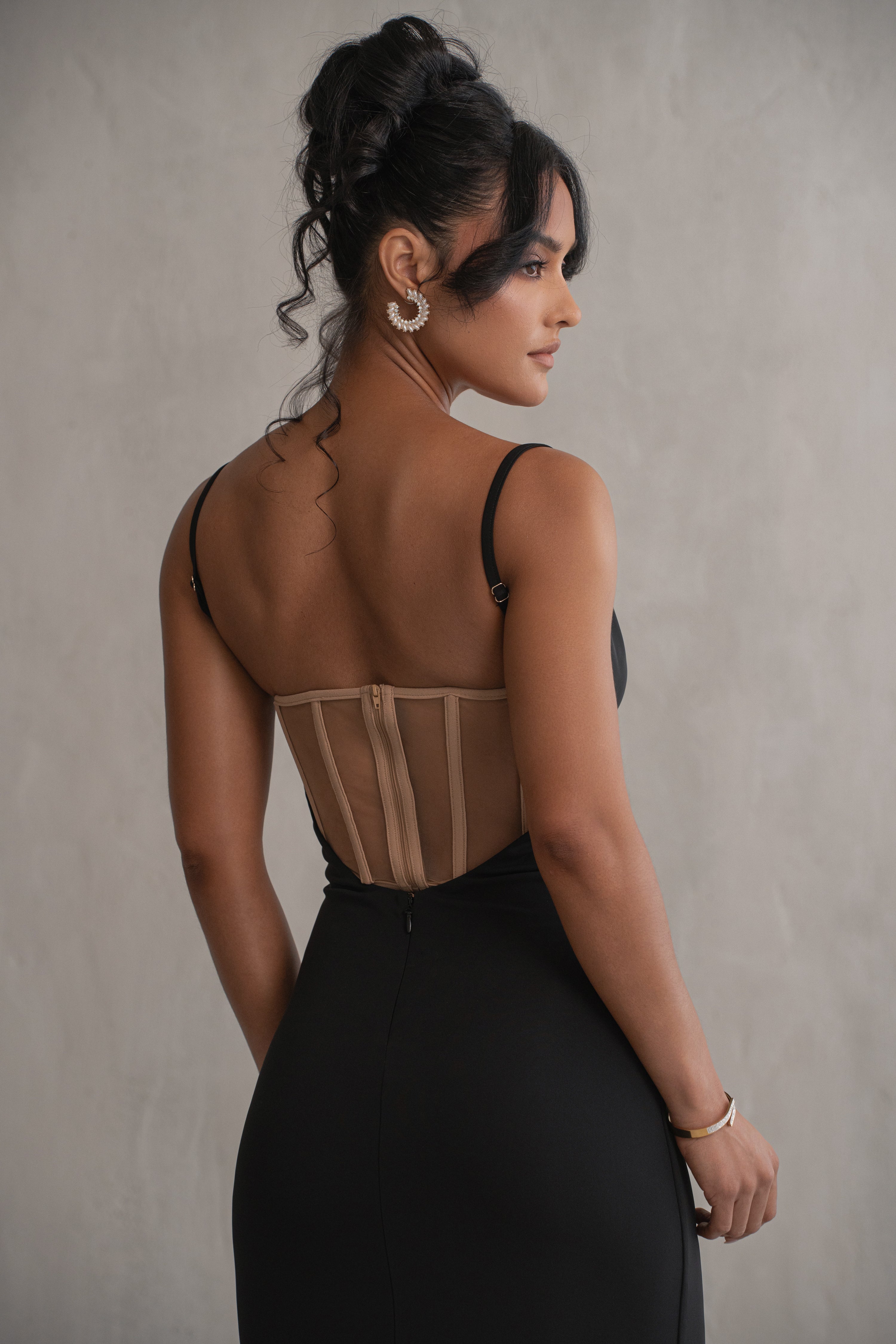 Black Until Forever Maxi Dress - JLUXLABEL