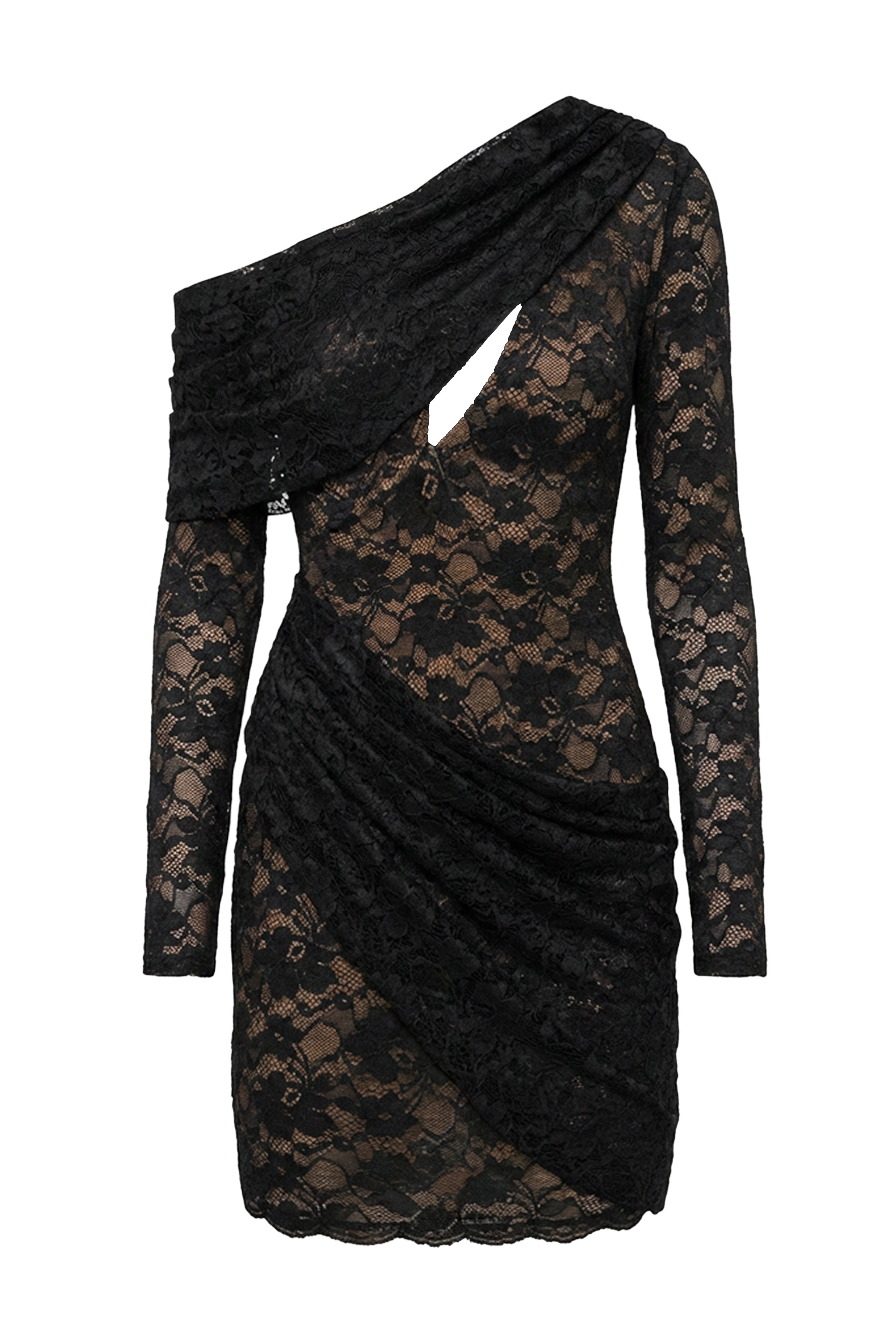 Black Midnight Romance Lace Dress - JLUXLABEL
