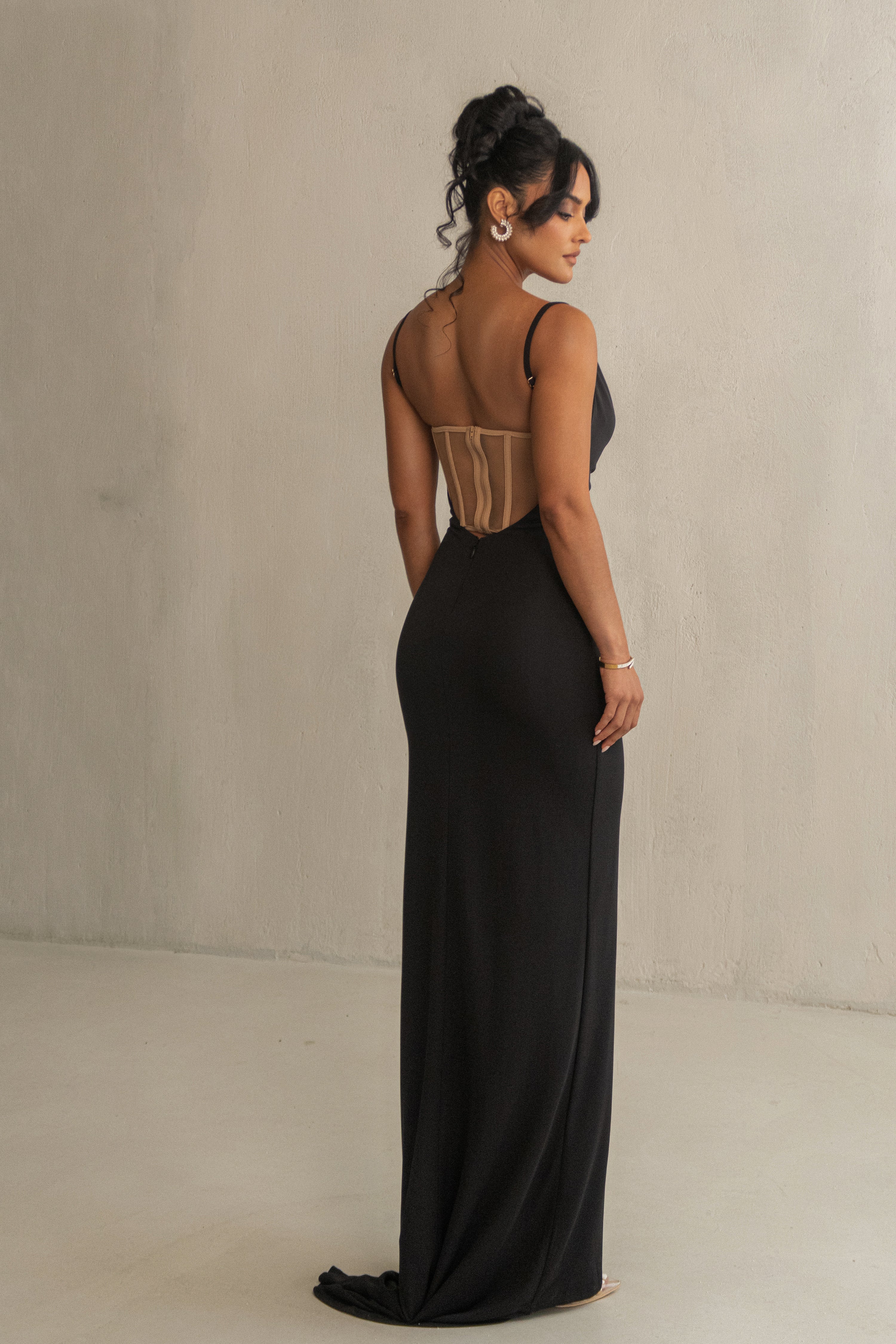 Black Until Forever Maxi Dress - JLUXLABEL