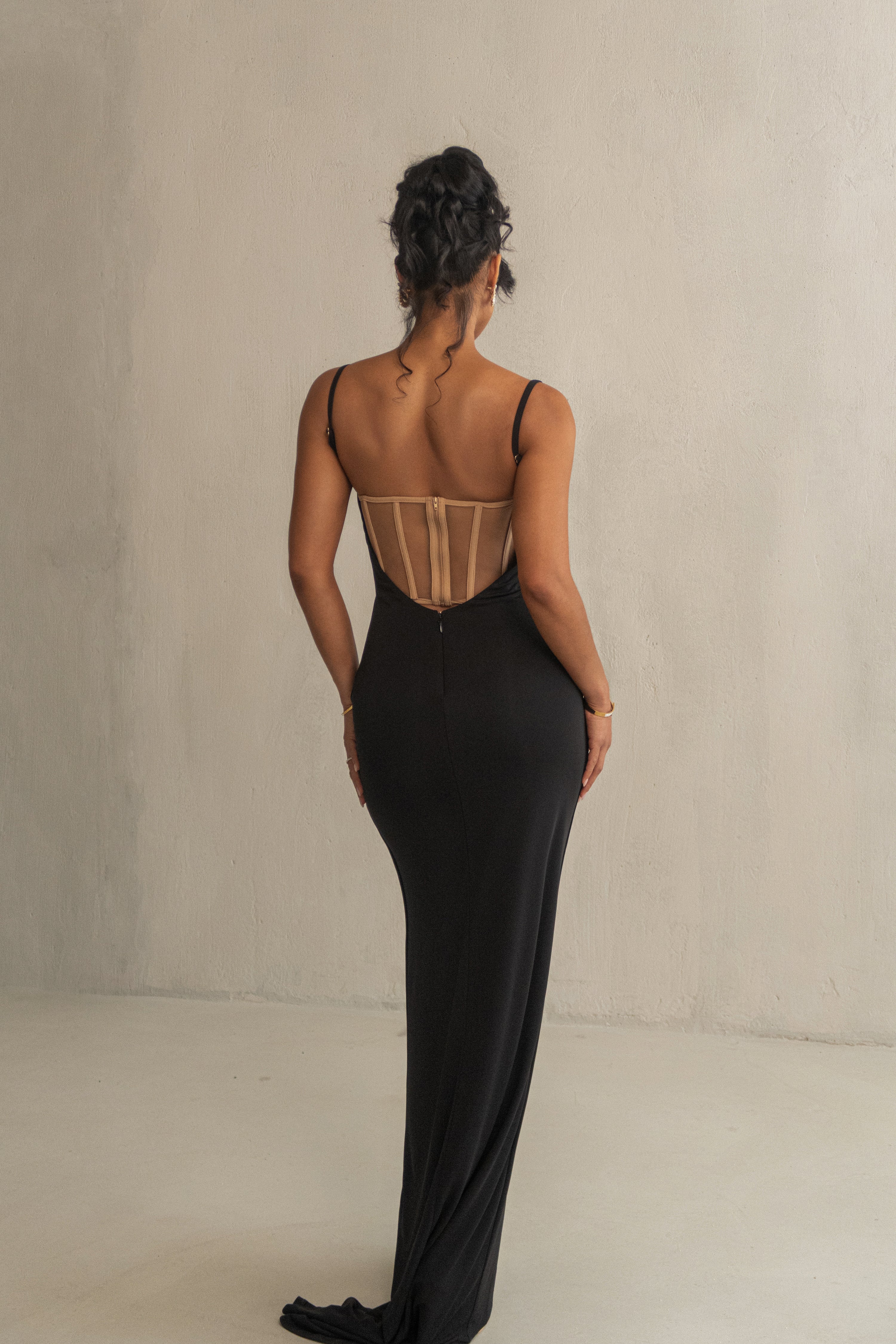 Black Until Forever Maxi Dress - JLUXLABEL