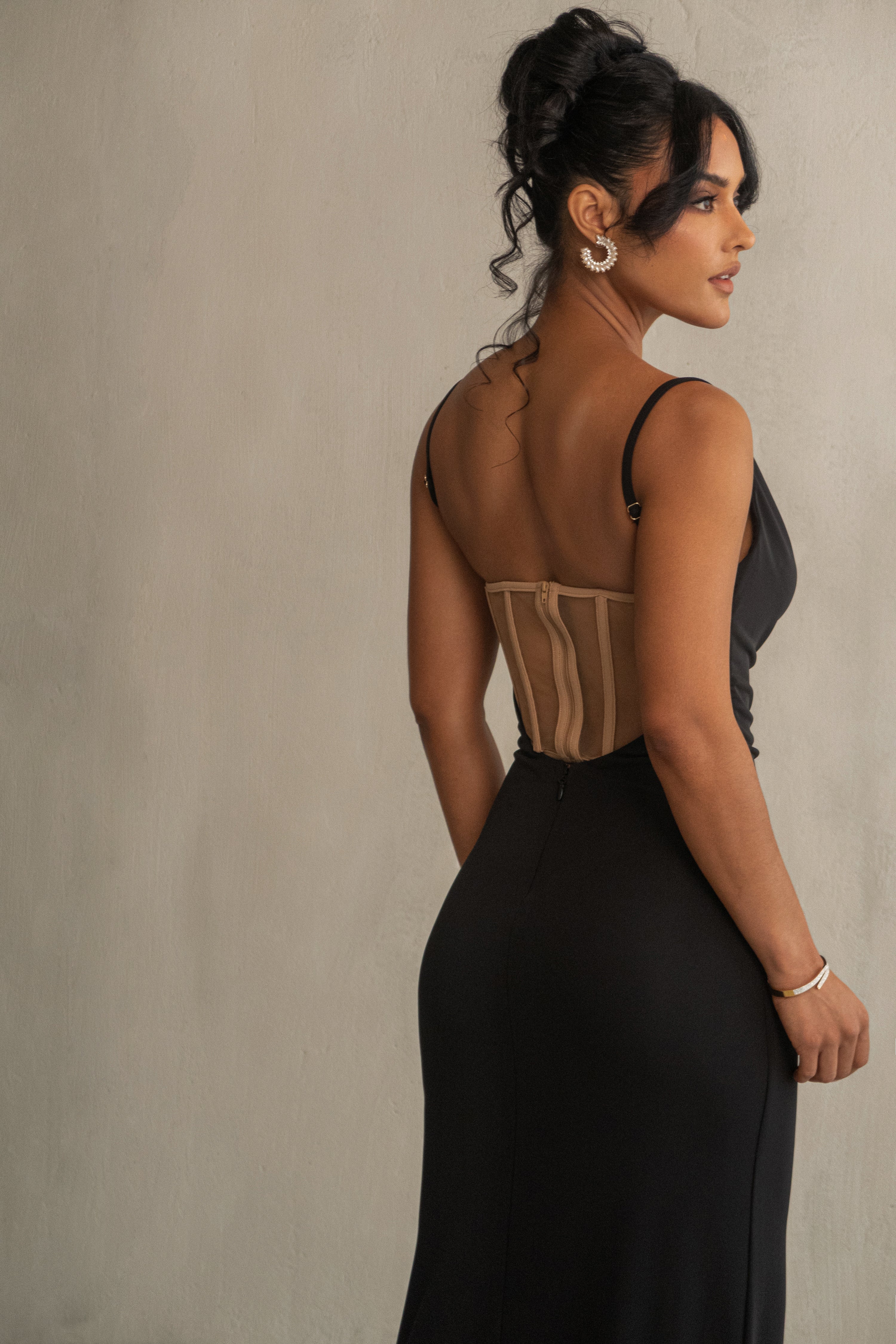 Black Until Forever Maxi Dress - JLUXLABEL