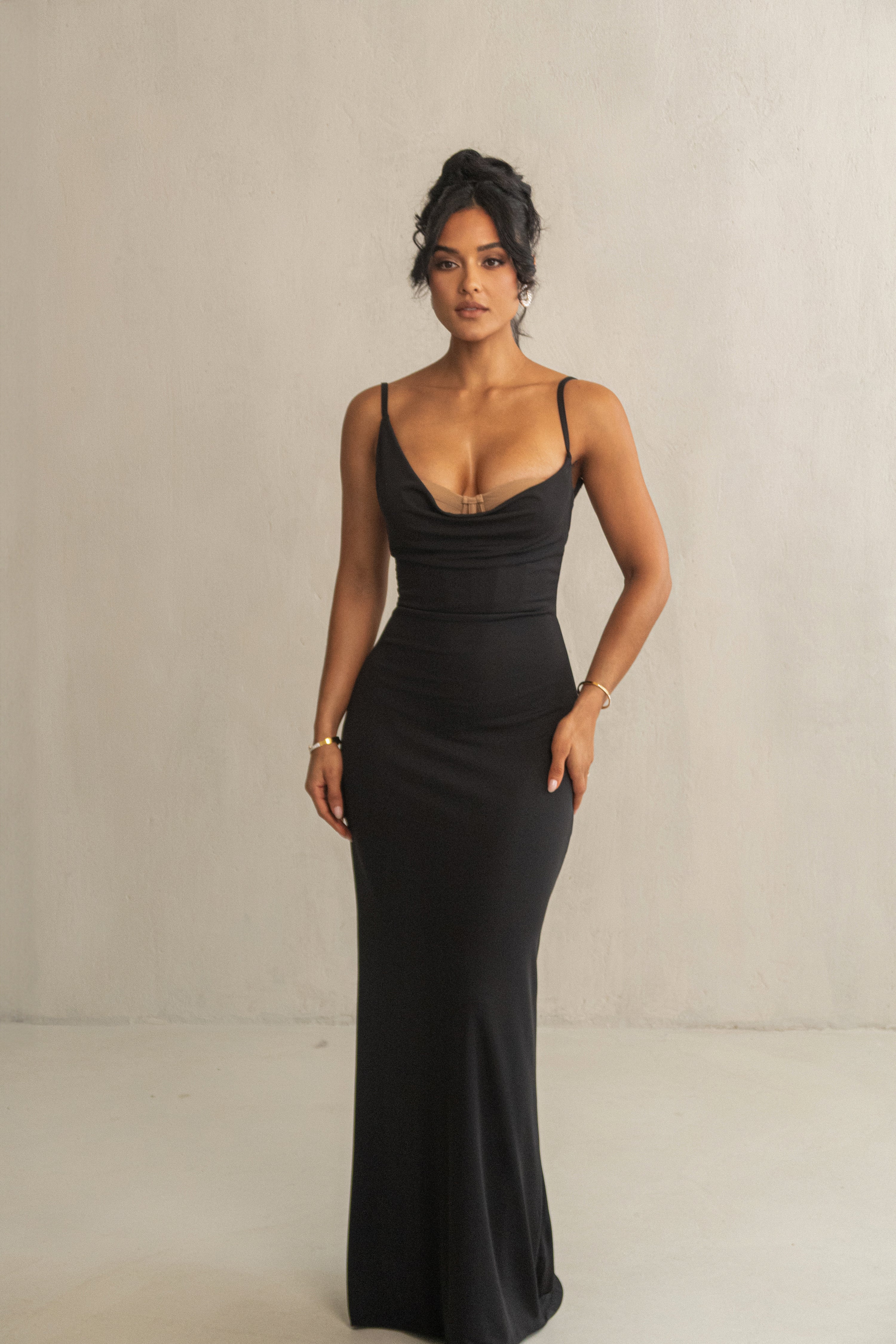 Black Until Forever Maxi Dress - JLUXLABEL