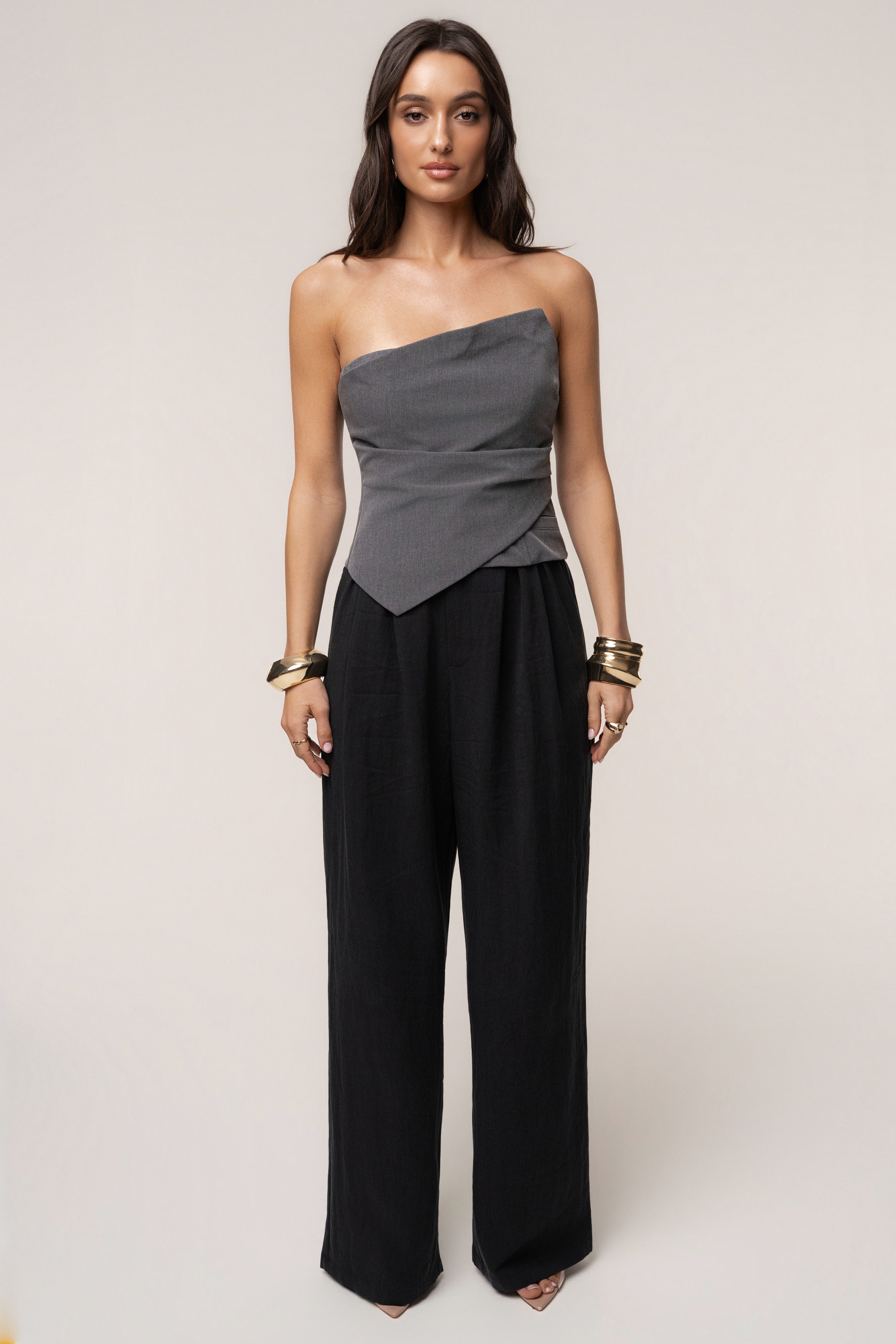 Charcoal Espresso Touch Top - JLUXLABEL