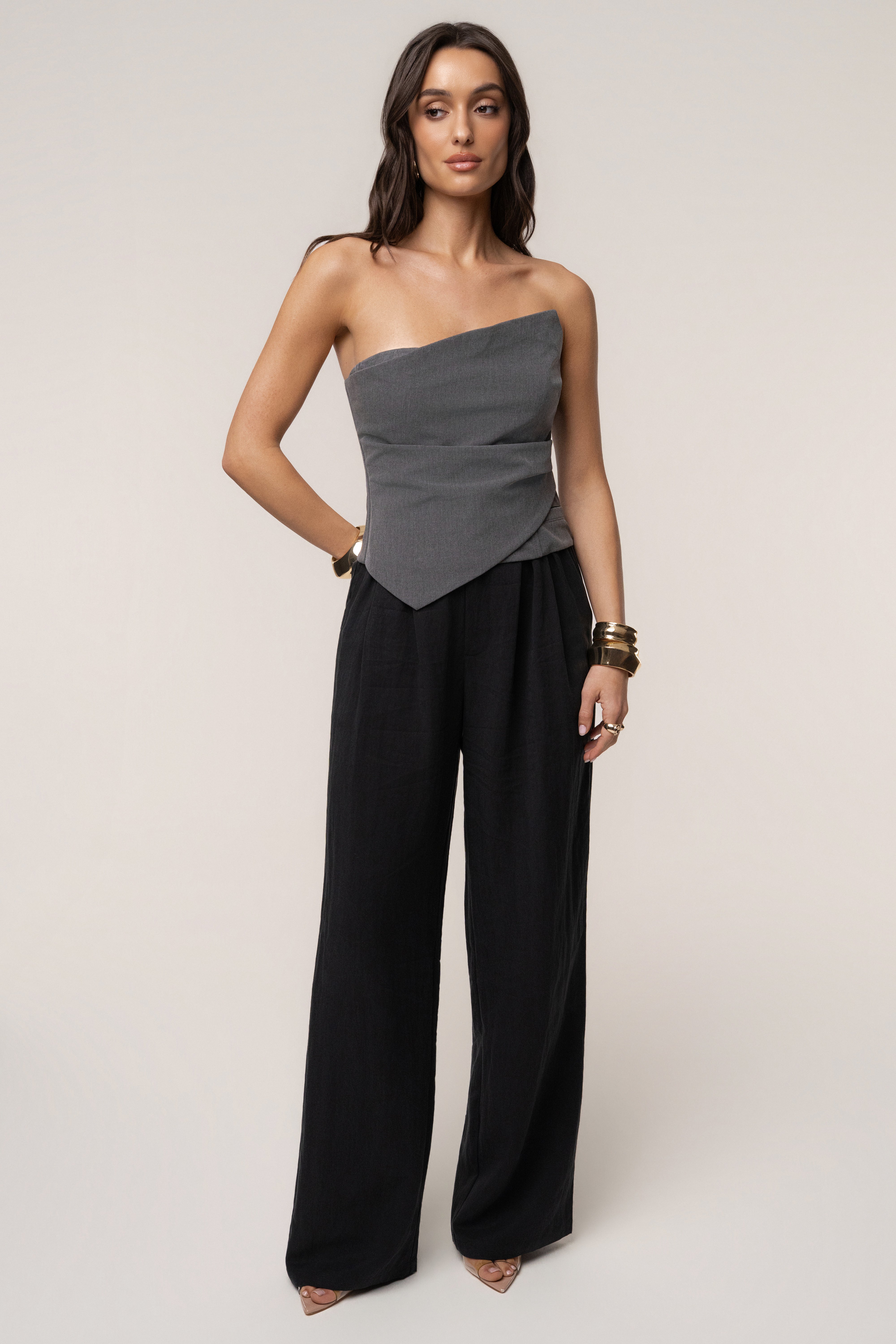 Charcoal Espresso Touch Top - JLUXLABEL