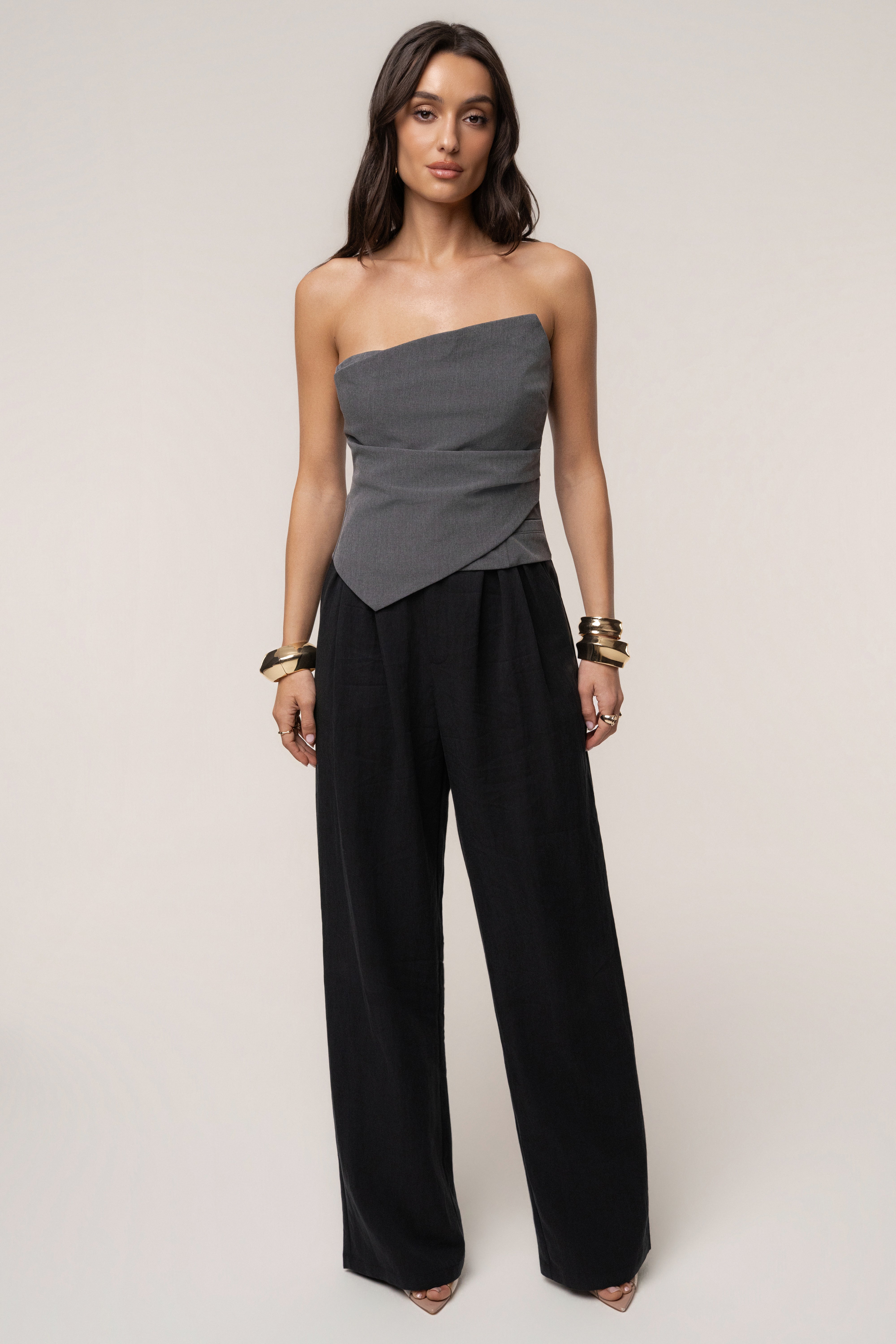 Charcoal Espresso Touch Top - JLUXLABEL