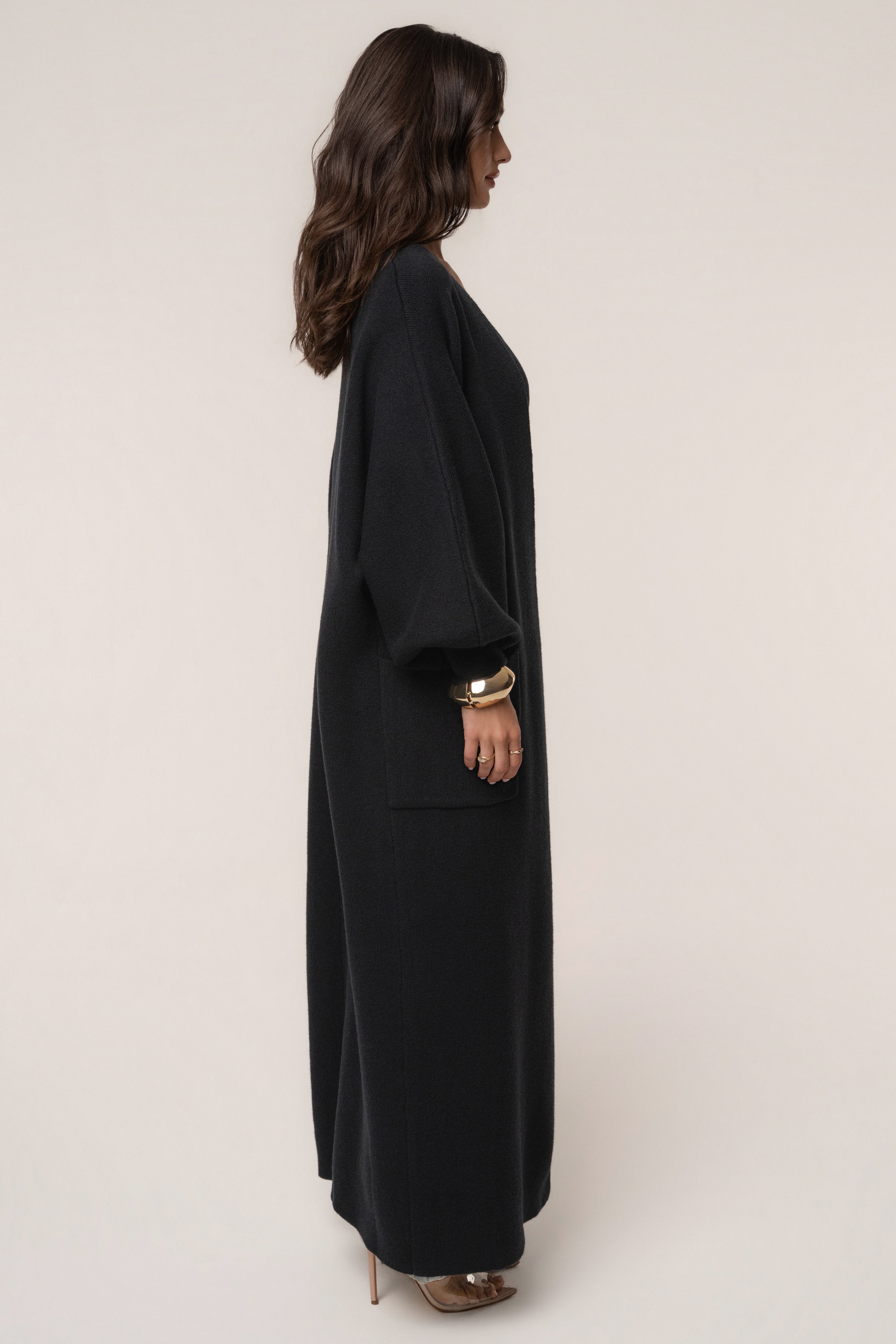 Black Soft Embrace Cardigan - JLUXLABEL