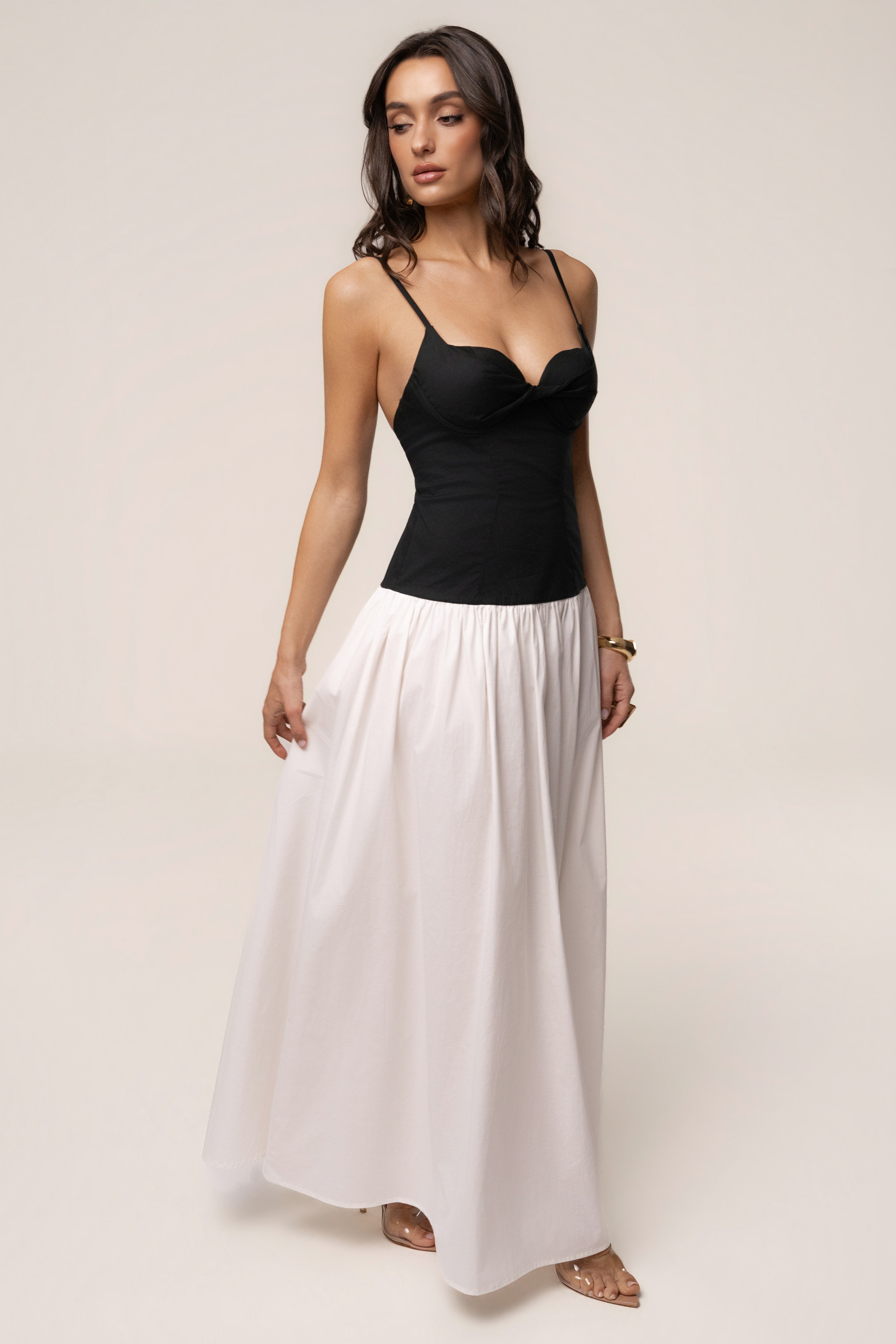 Black Forever Flare Maxi Dress - JLUXLABEL
