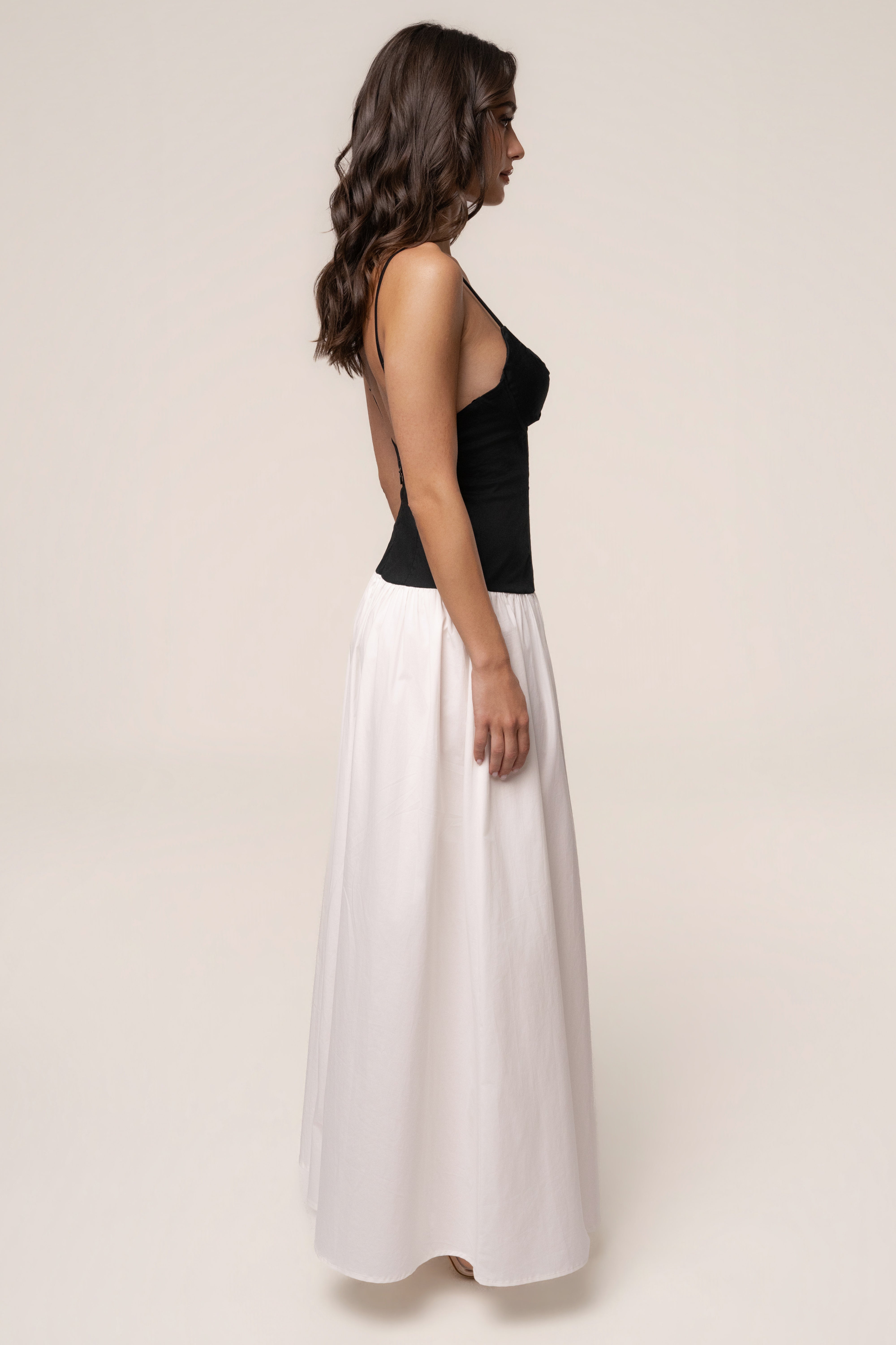 Black Forever Flare Maxi Dress - JLUXLABEL