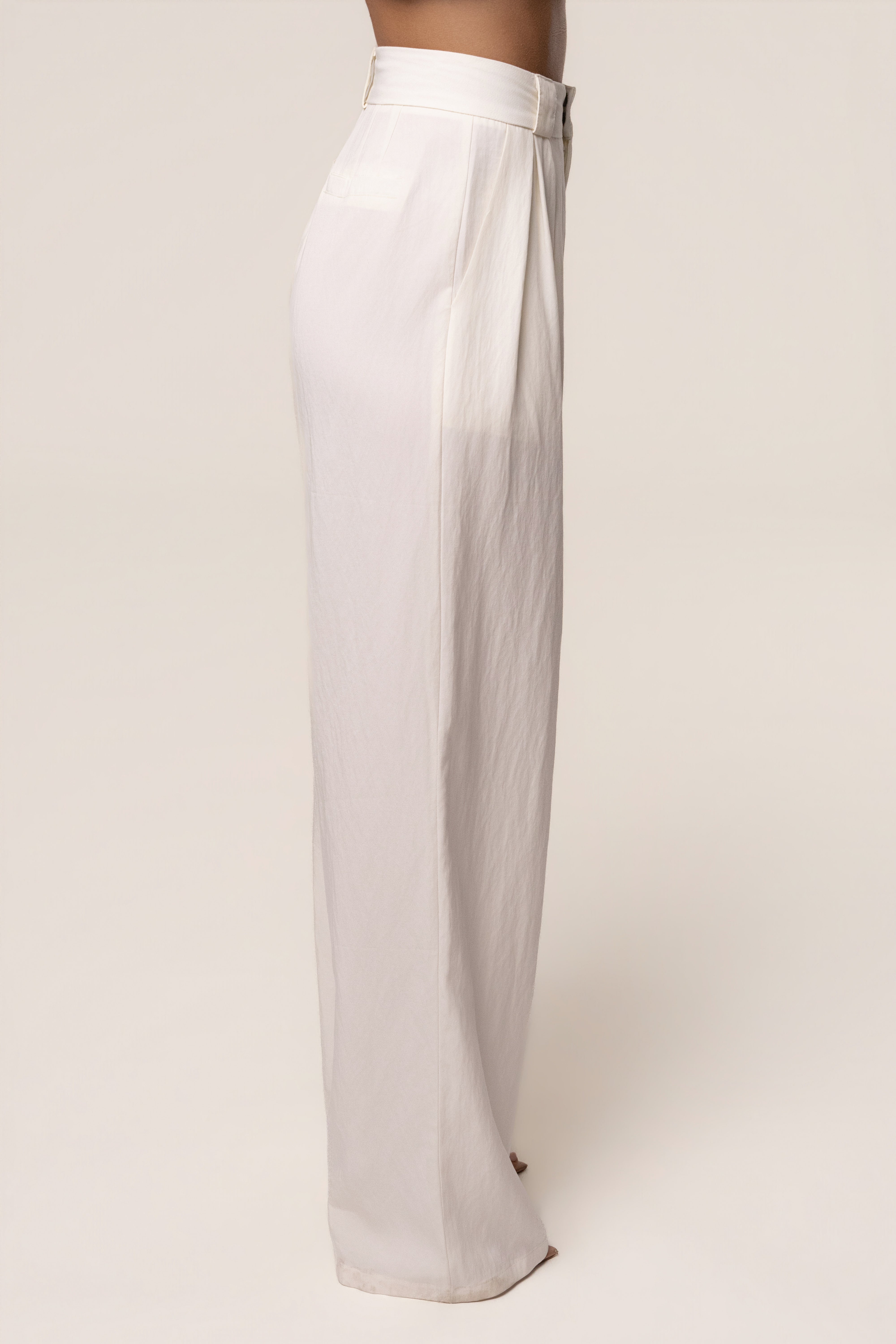 Ivory Stay Ready Trouser - JLUXLABEL