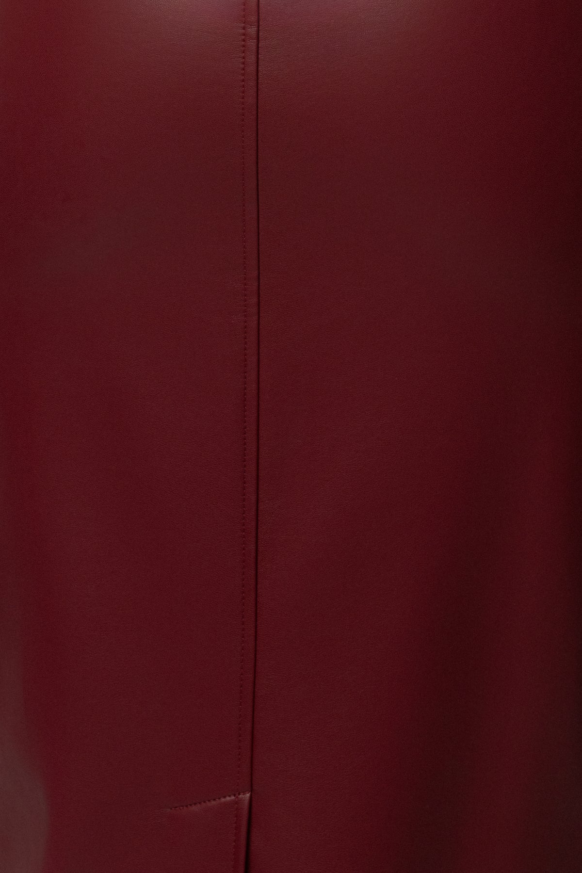 Burgundy Ace PU Leather Skirt - JLUXLABEL