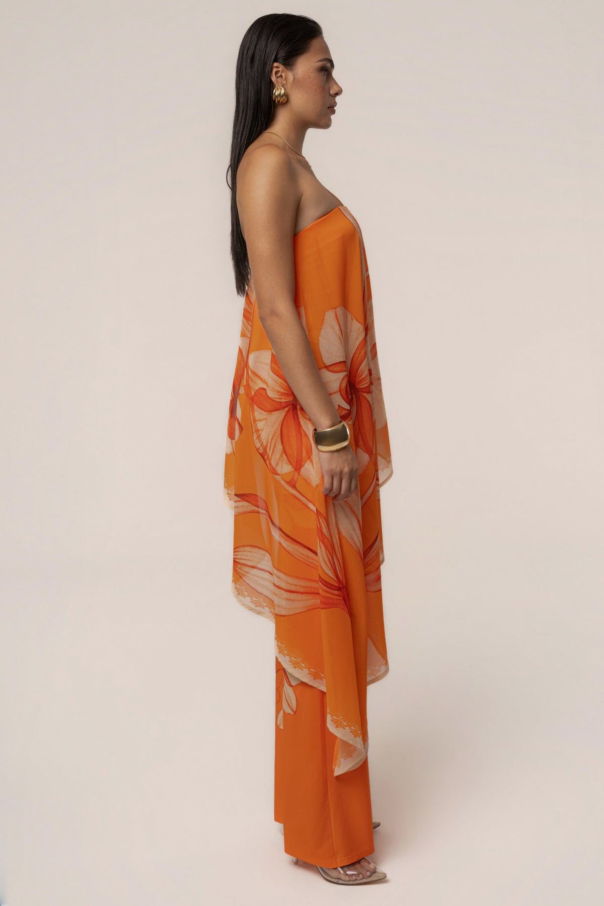 Orange Sunrise Tide Jumpsuit - JLUXLABEL