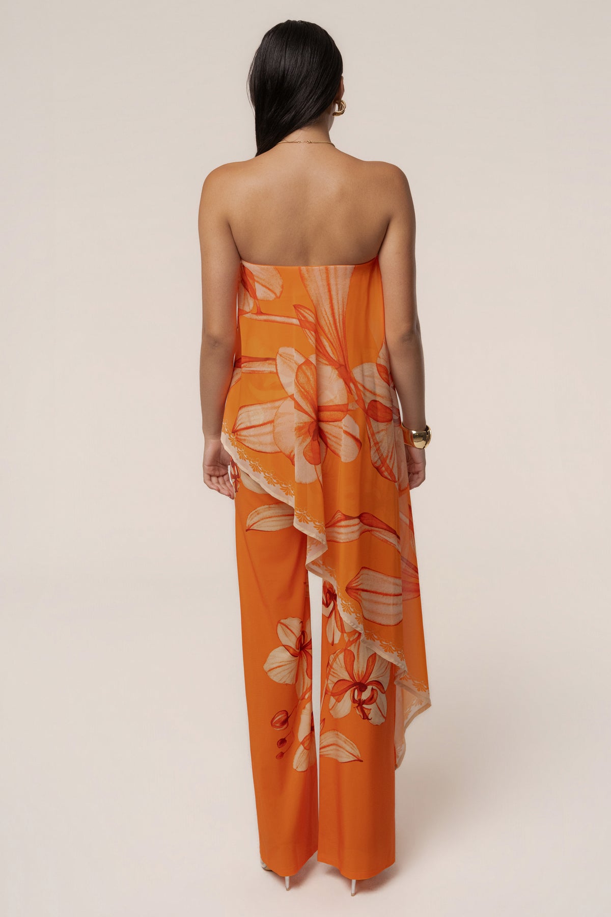 Orange Sunrise Tide Jumpsuit - JLUXLABEL