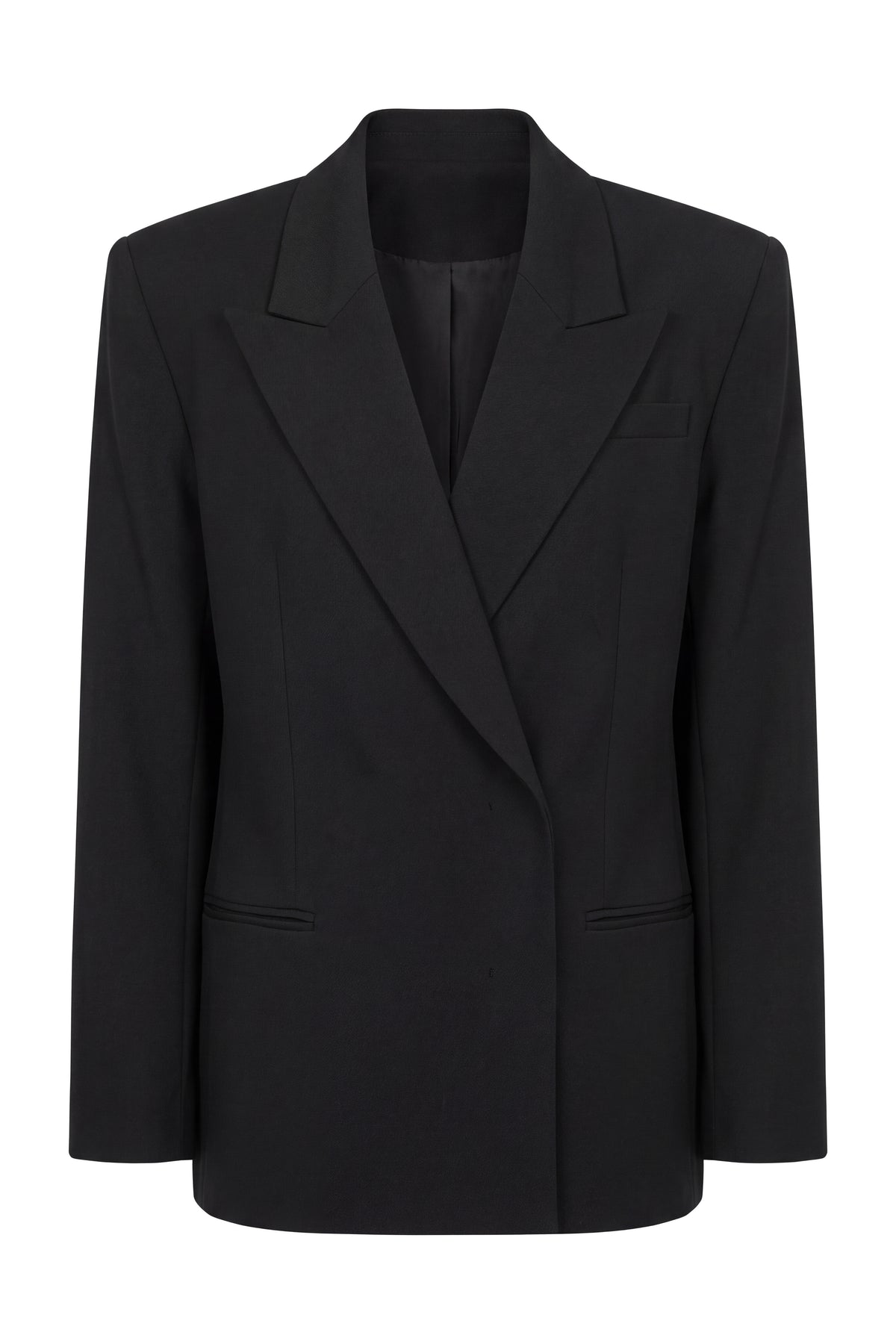 Black Core Standard Double Breasted Blazer