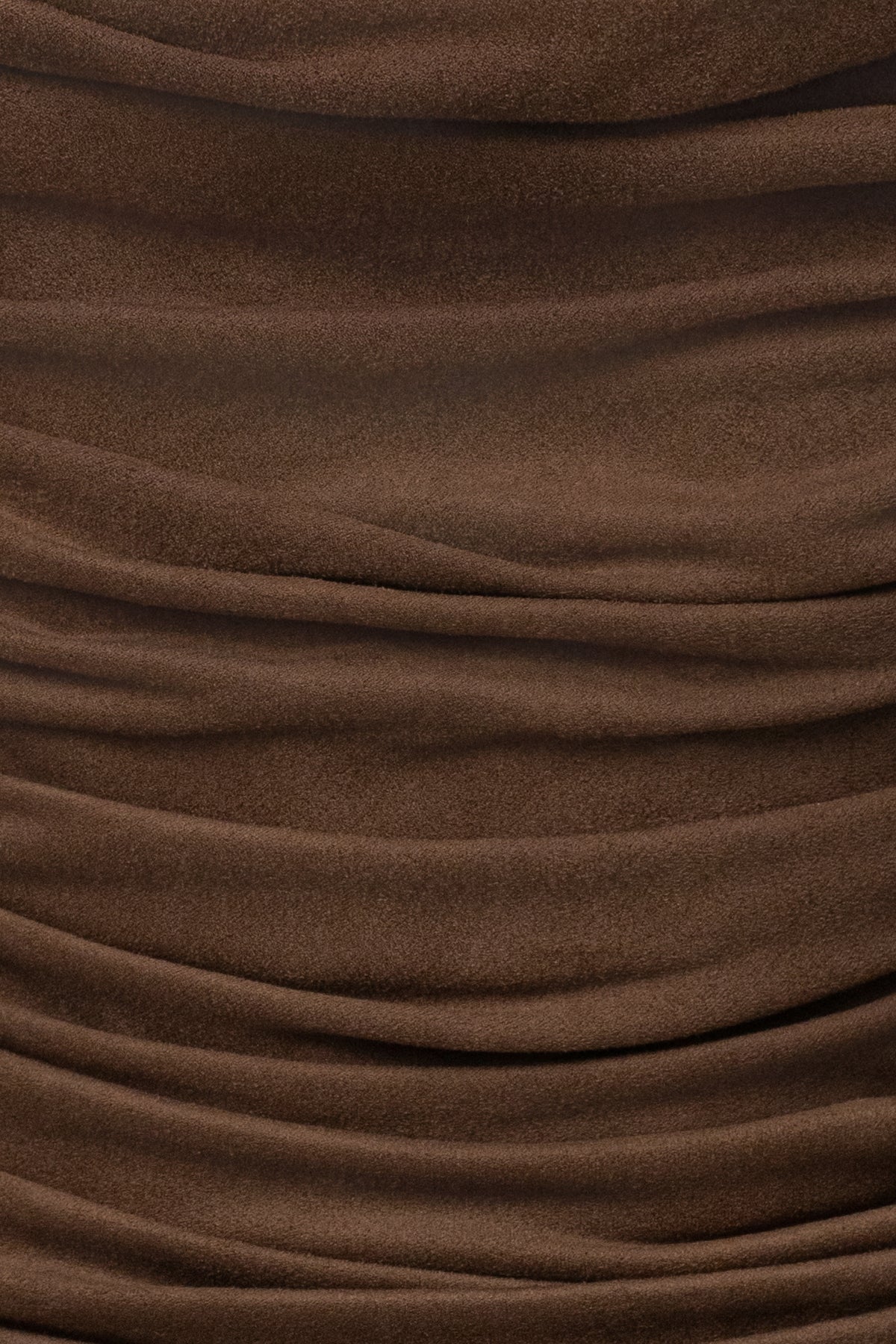 Chocolate Monte Carlo Suede Maxi Dress