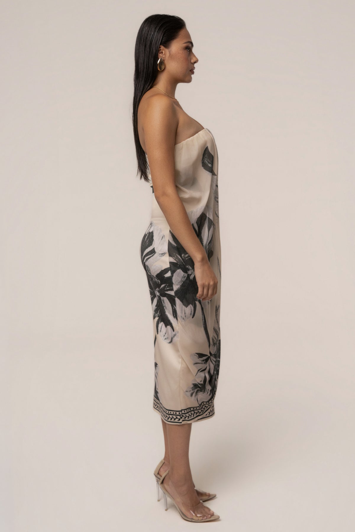 Cream Endless Escape Midi Dress