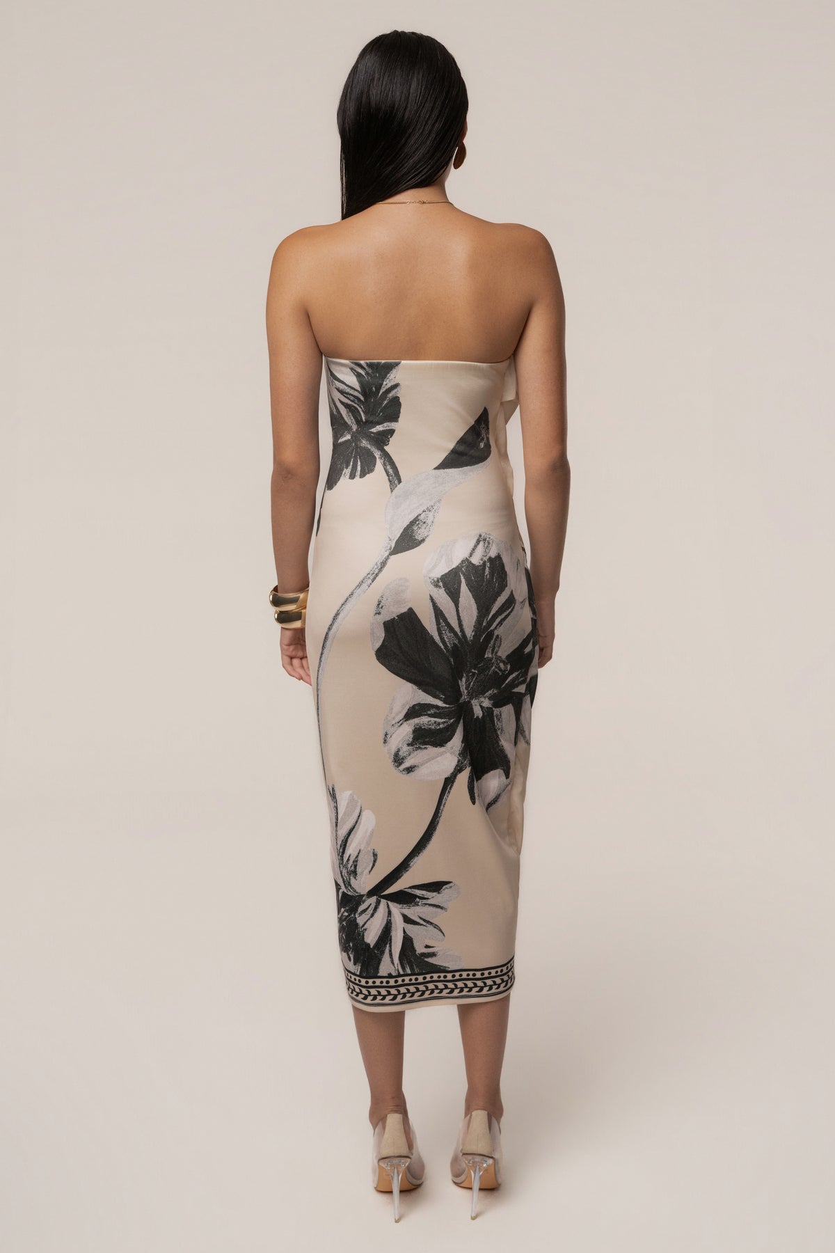 Cream Endless Escape Midi Dress