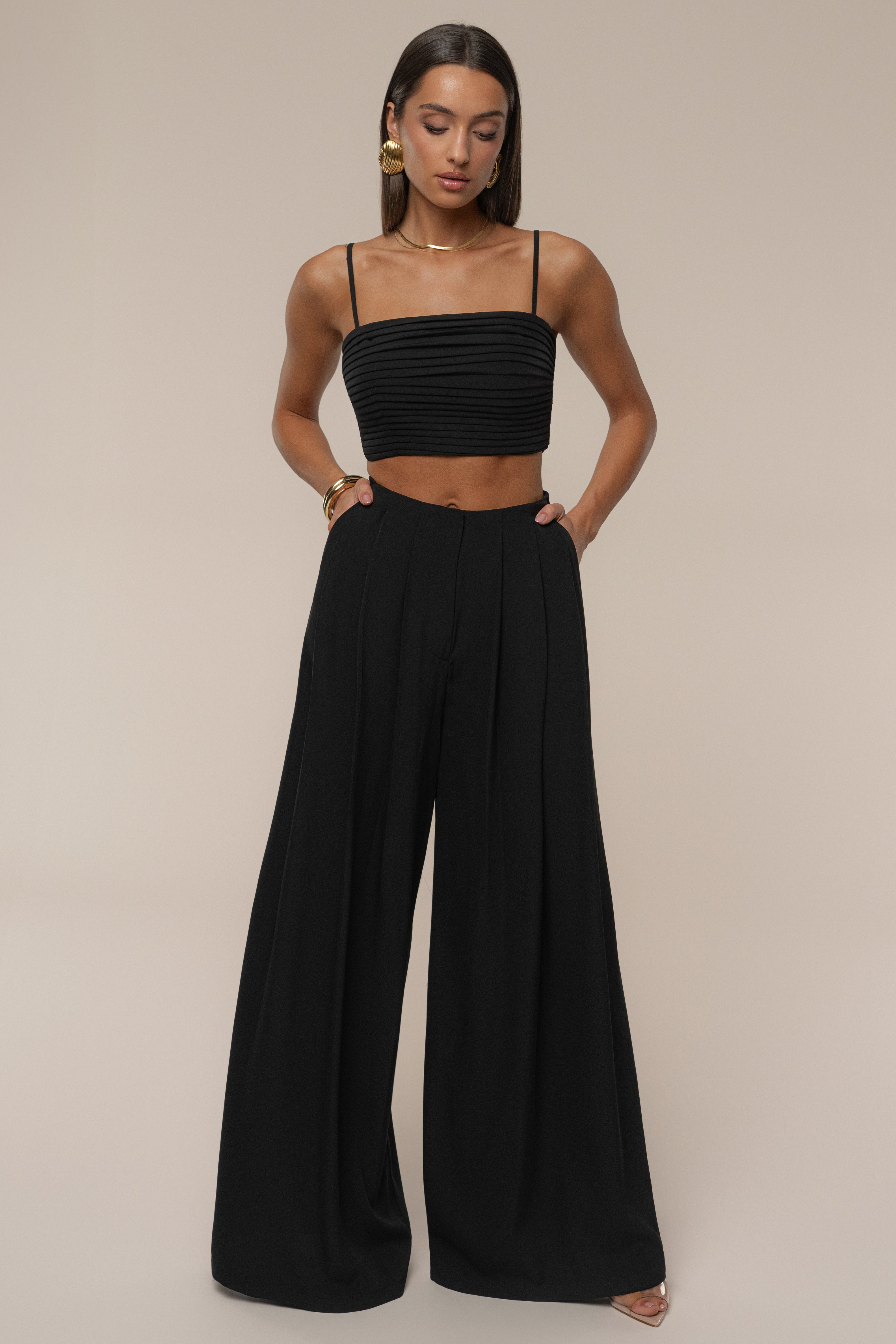 Black Serenade Pant Set - JLUXLABEL