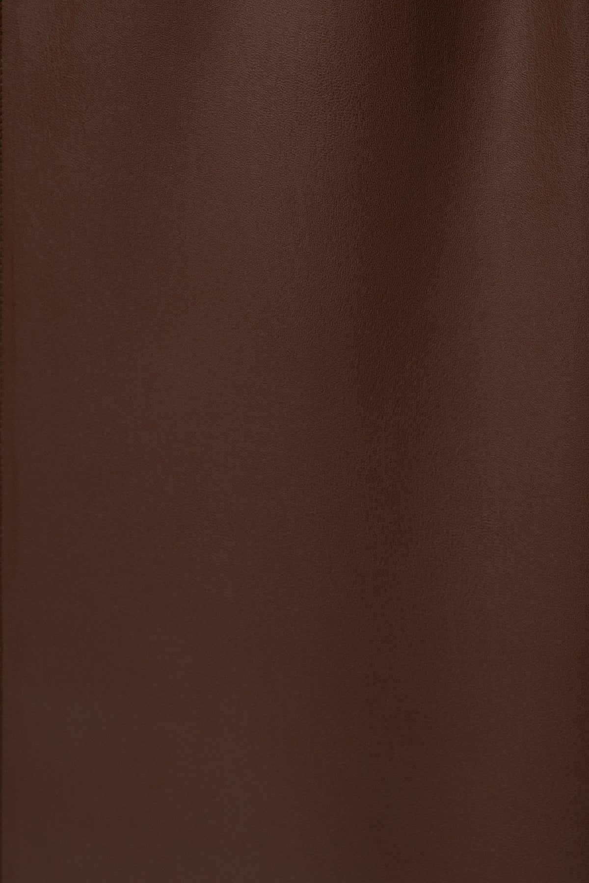 Manteau en cuir PU Chocolate The Icon