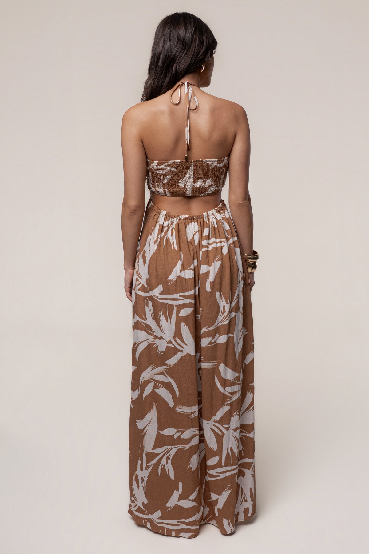Khaki Paradise Found Maxi Dress