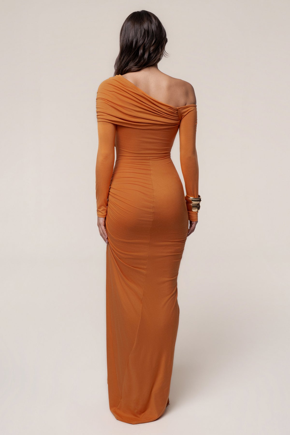Sundial Stars Align Ruched Maxi Dress