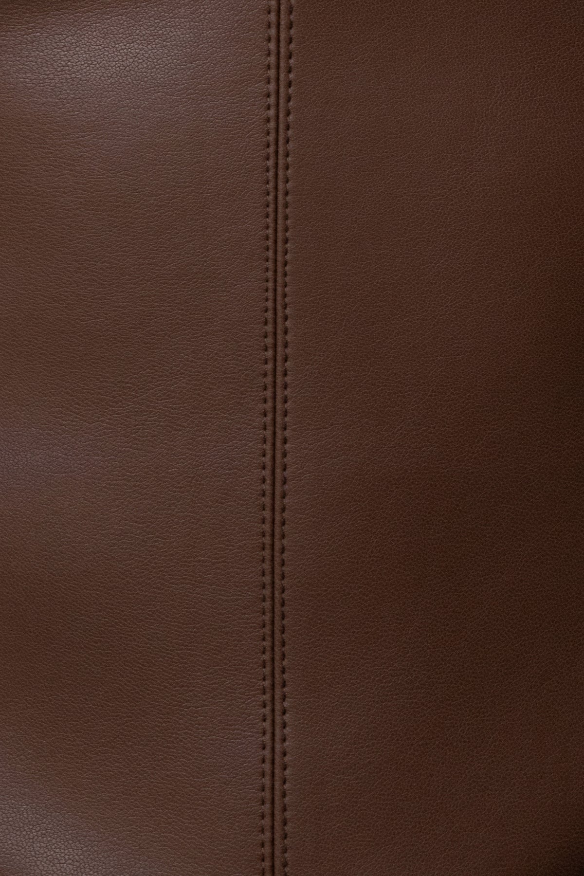 Chocolate Tate PU Leather Top