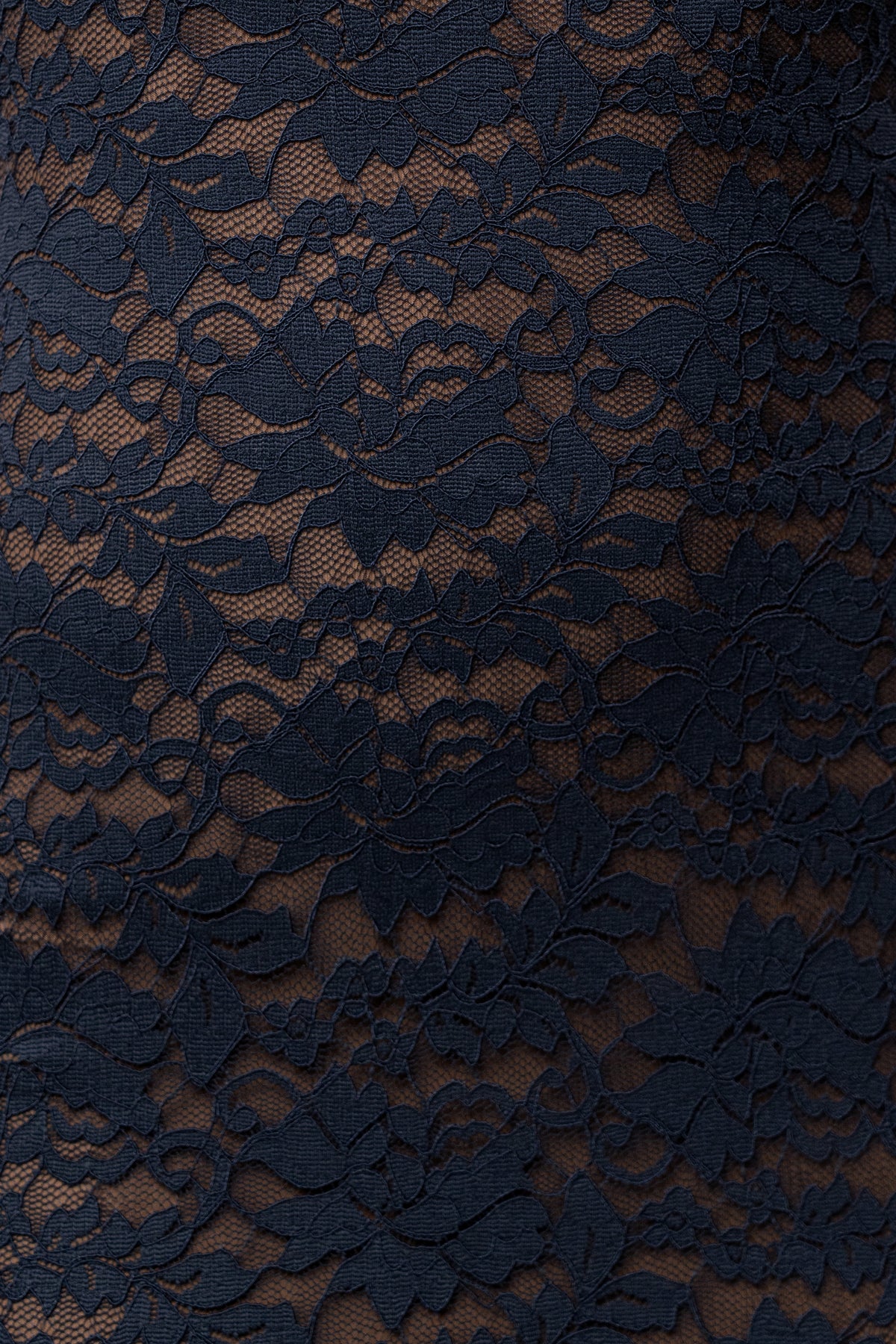Navy Midnight Promise Lace Maxi Dress