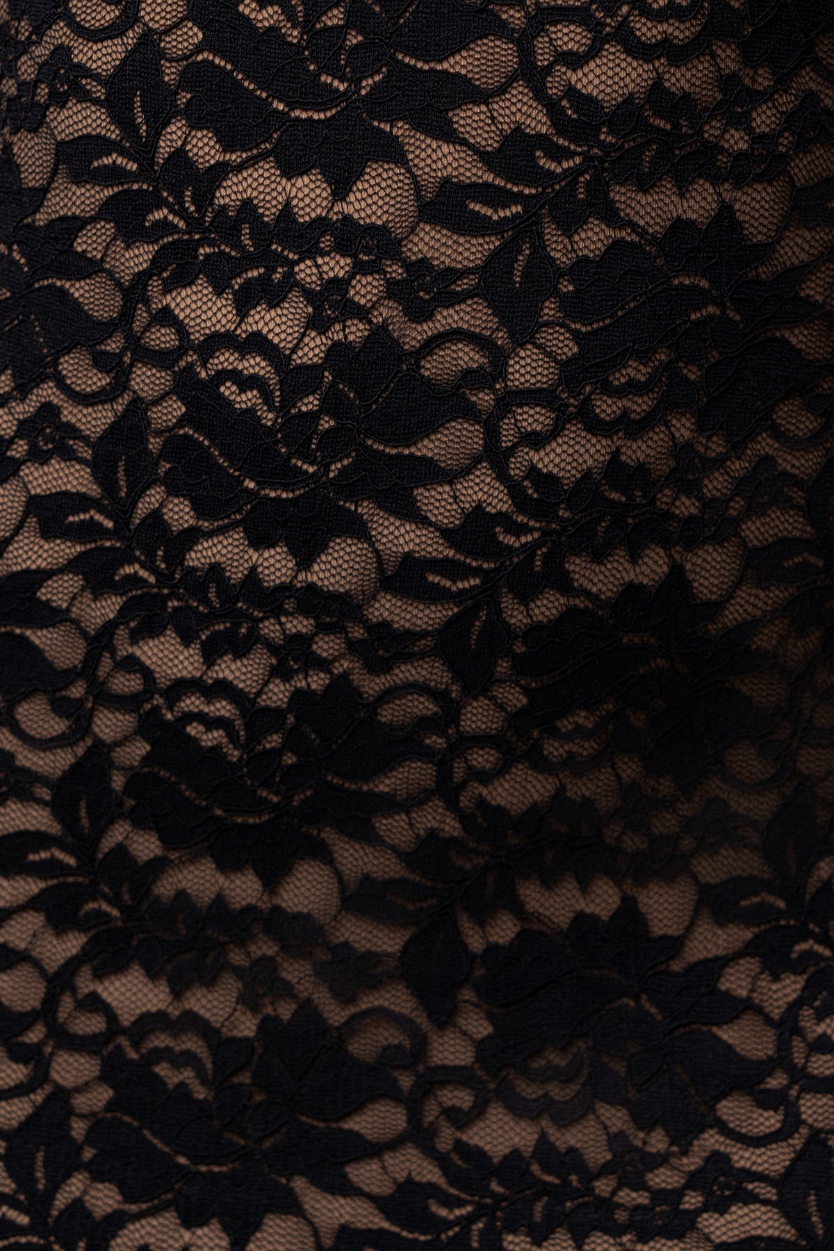 Black Midnight Promise Lace Maxi Dress